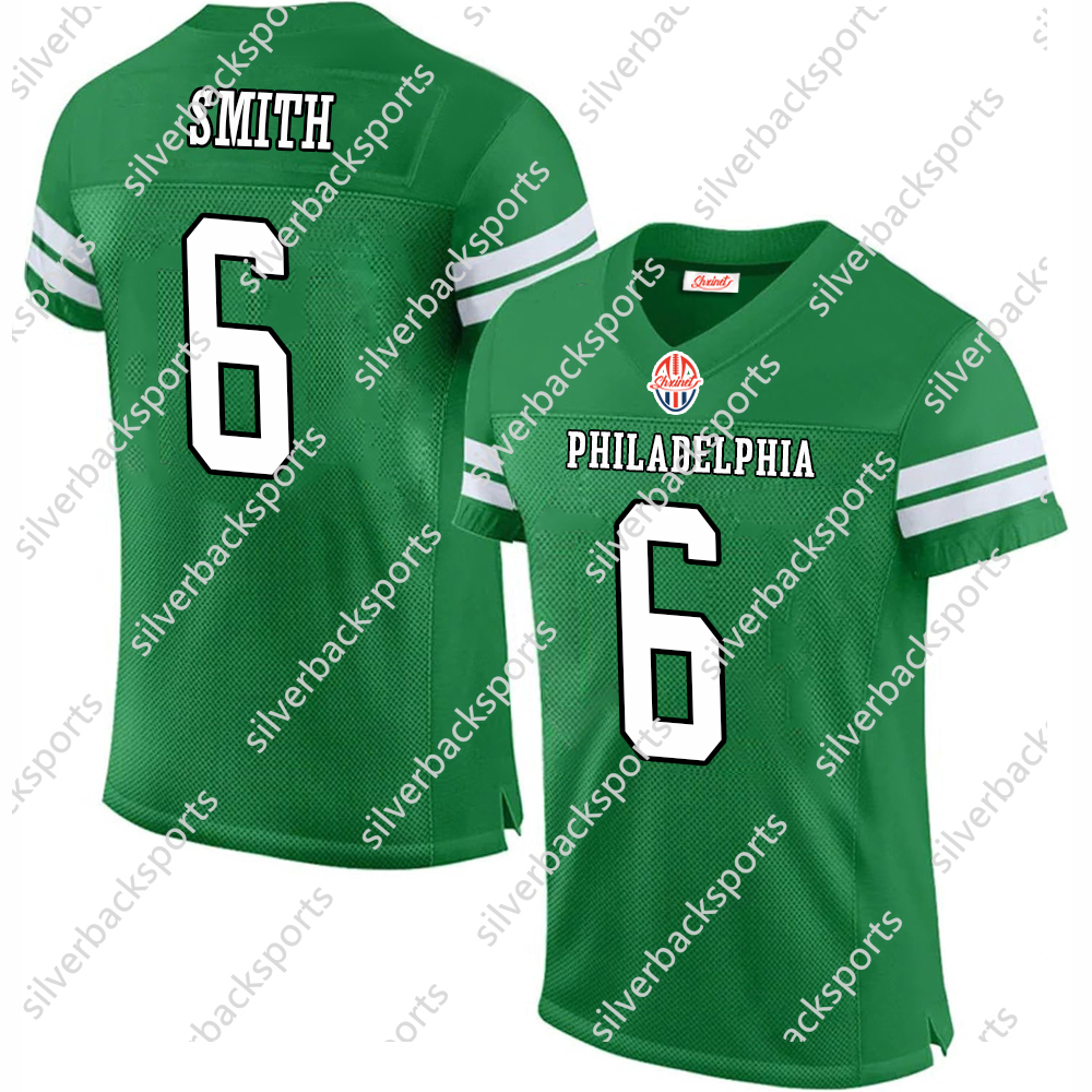 26 Saquon 11 Kelly 2024 Custom Football Jersey Brown Carter DeVonta Smith Jason Kelce Kenny Pickett Cooper DeJean Huff Lane Johnson Mailata Goedert Me