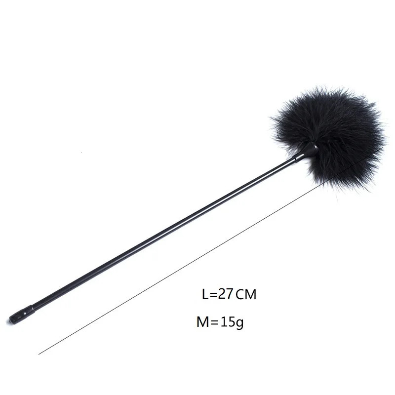 27CM Flirt Clit Tickler Whip Bird Feather Flogger Sex Toys Bondage Slave Erotic BDSM SM For Couples Porn Adult Games Sexi 240419