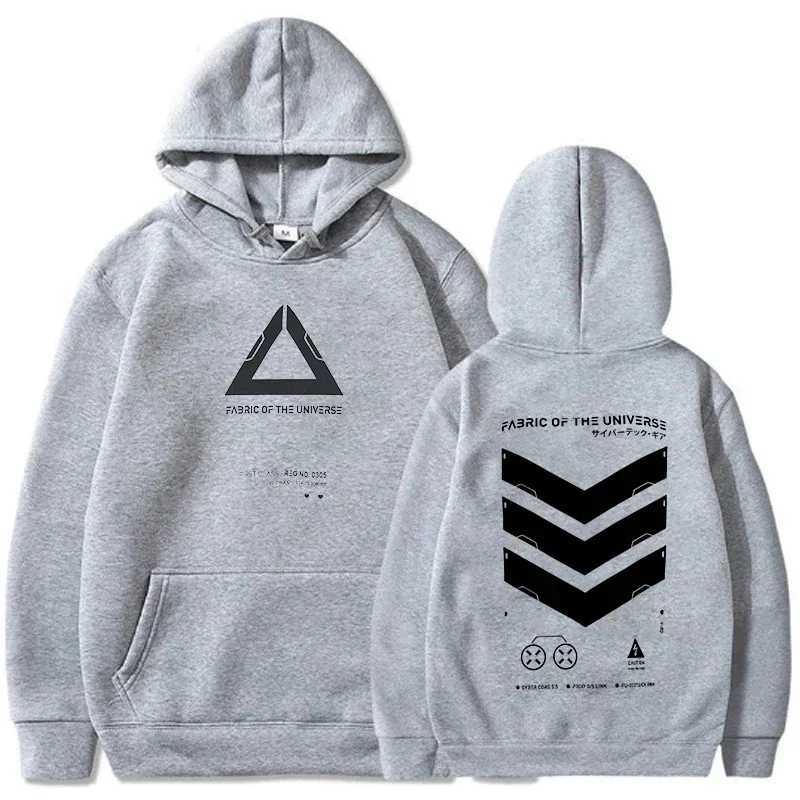Cosmic Fabric Techwear Network Punk Street Fashion Hoodie Casual Street Roller Skateboarding Running Sweatshirt Cyberpunk Style X2411201