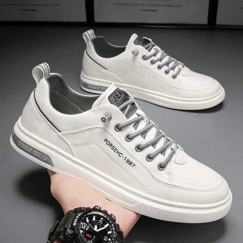 Mens casual shoes white breathable sports shoes walking tennis TrendShoes Cfort Versatile BoardShoes Driving Flats Tenis Hbres M241120