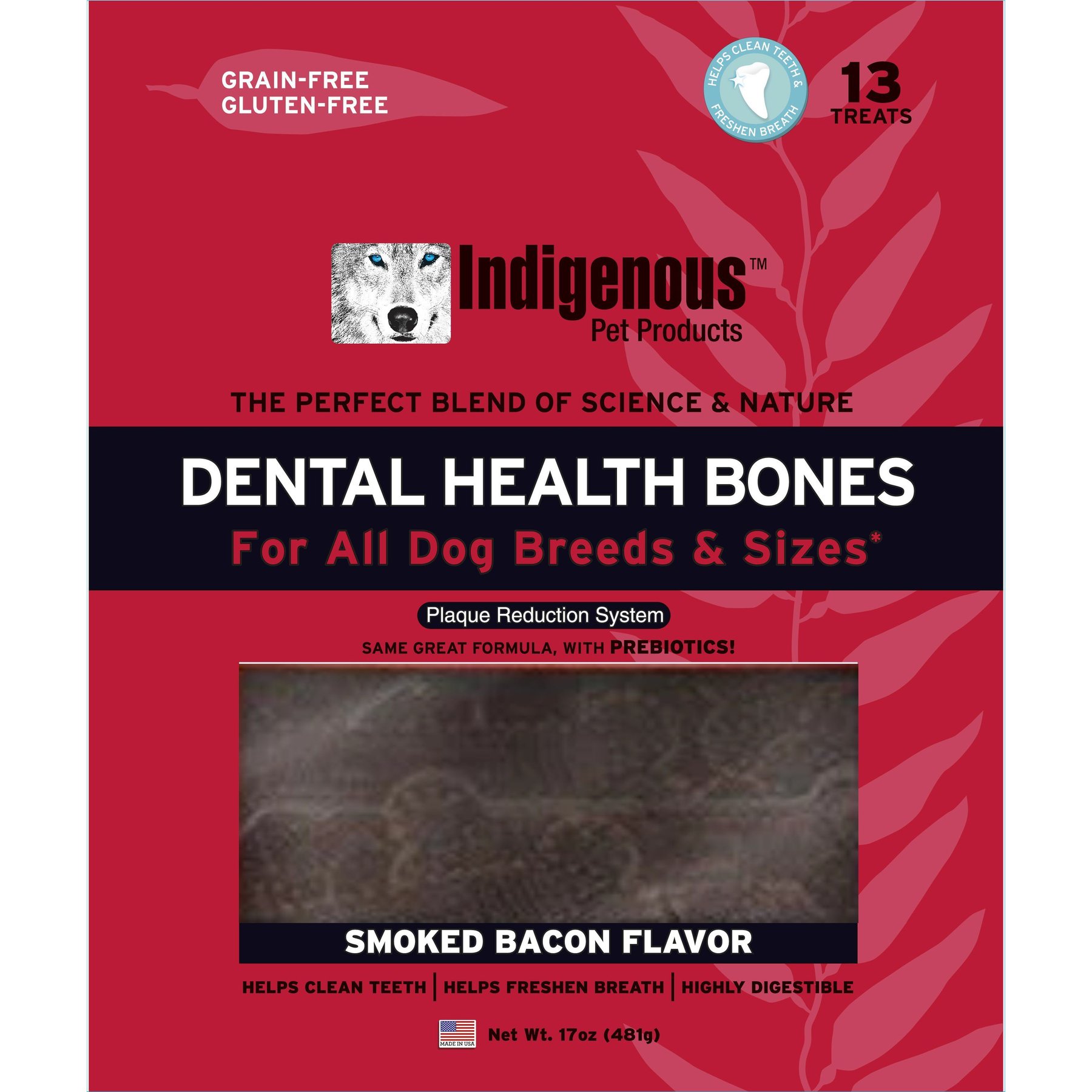Indigenous Pet Products Smoked Bacon Grain-Free Dental Dog Treats