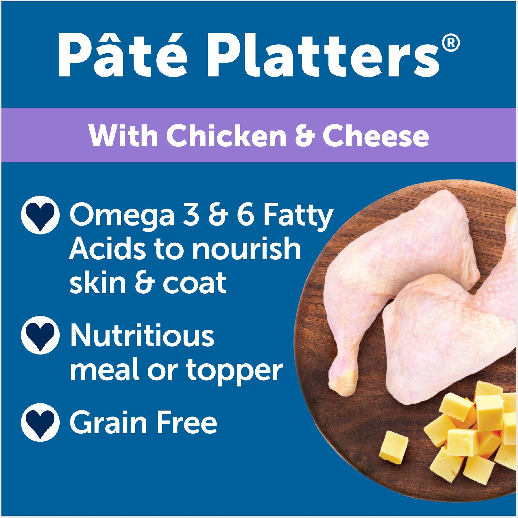 Bil-Jac Pate Platters with Chicken & Cheese Canned Dog Food
