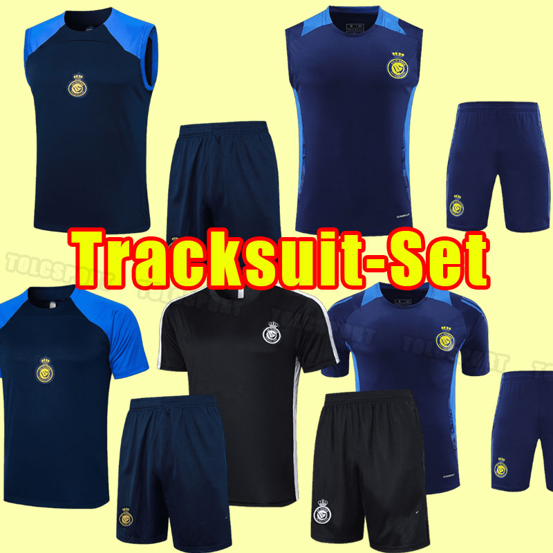 short sleeve soccer tracksuits Al Nassr FC Ronaldo 2024 2025 24 25 CR7 Gonzalo Martinez Talisca Ghislain Konan Vincent Aboubakar football kit shirt vest training