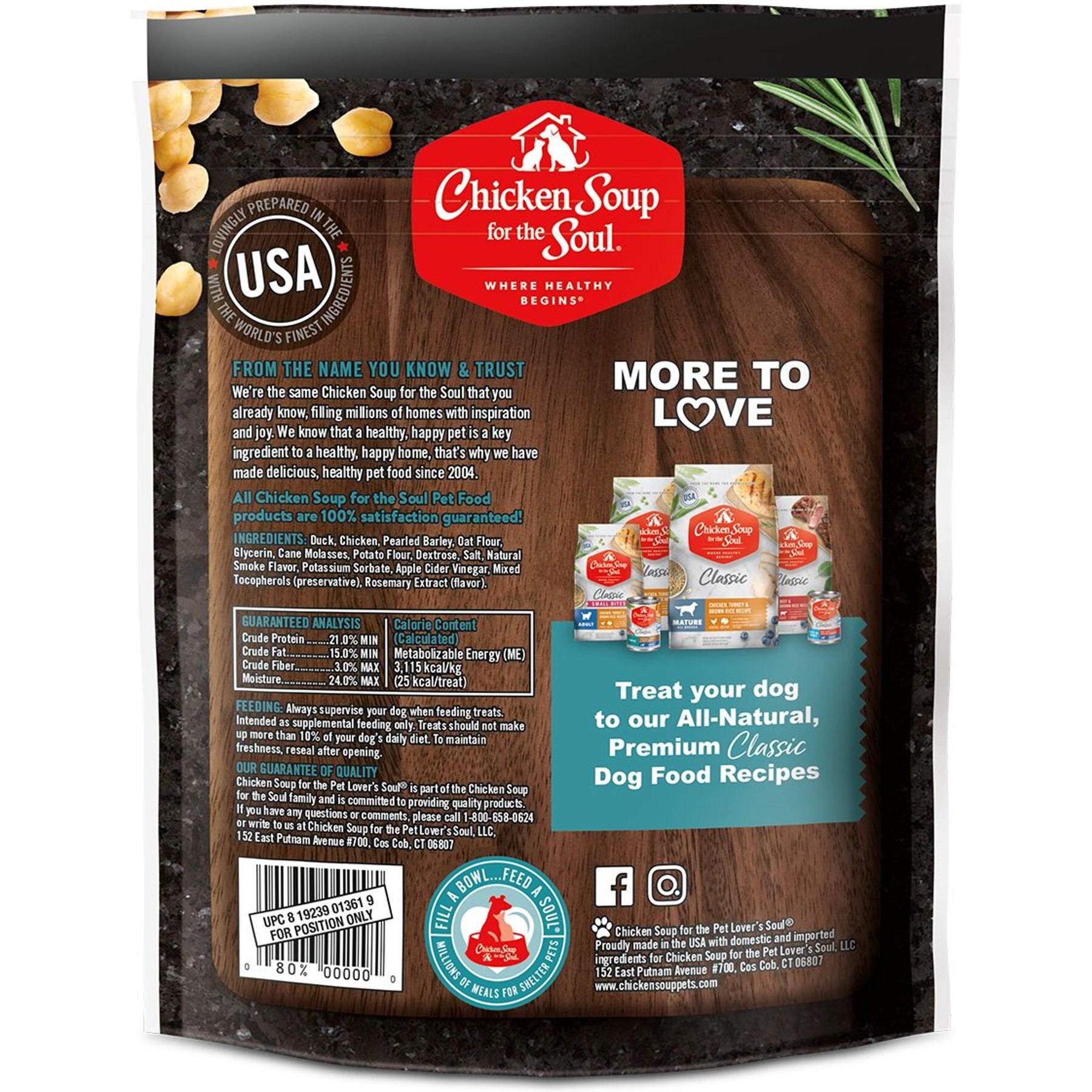 Chicken Soup for the Soul Savory Sticks Real Duck Grain-Free Dog Treats