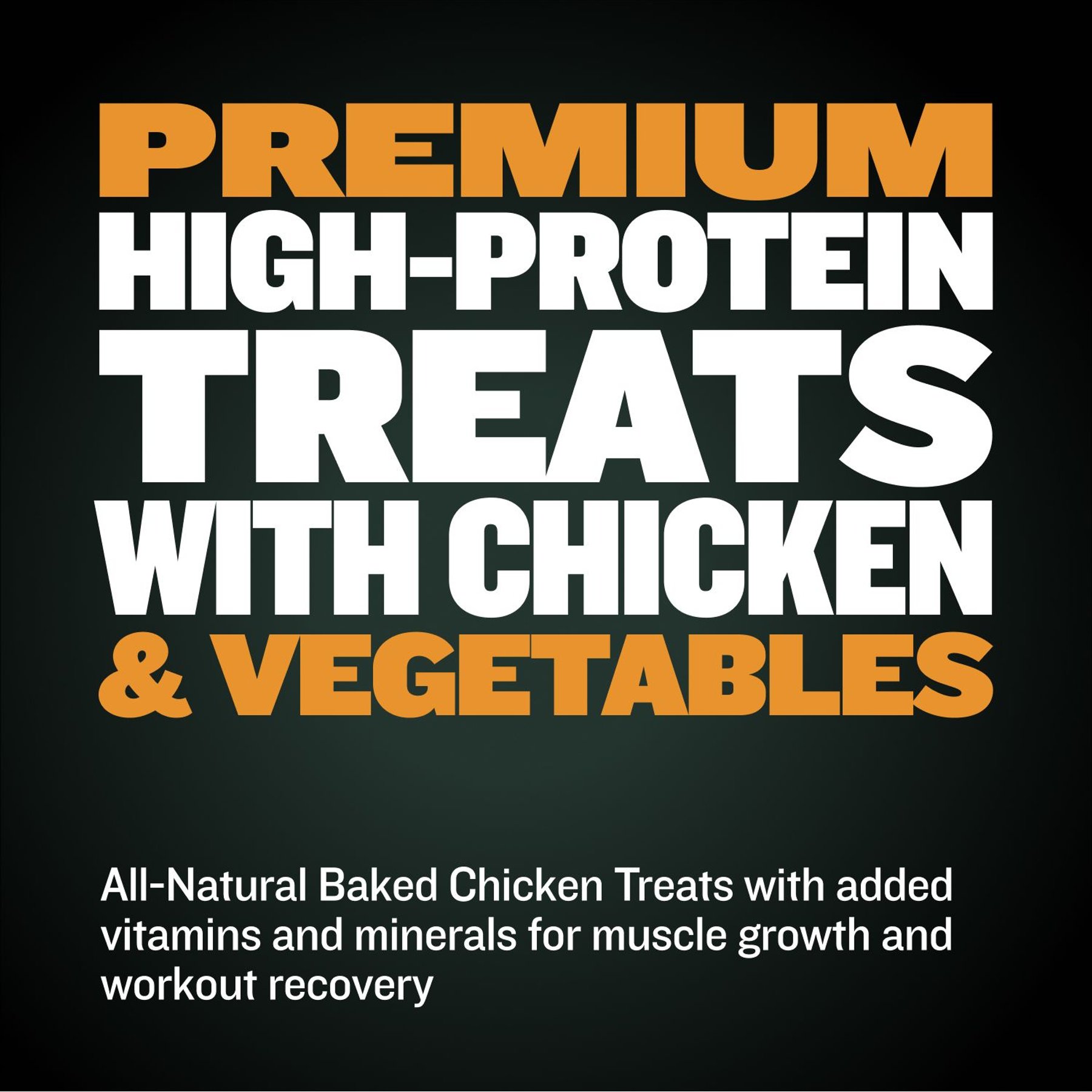 Bully Max Classic Premium High-Protein Chicken Adult Crunchy Dog Treats, 14.1-oz bag