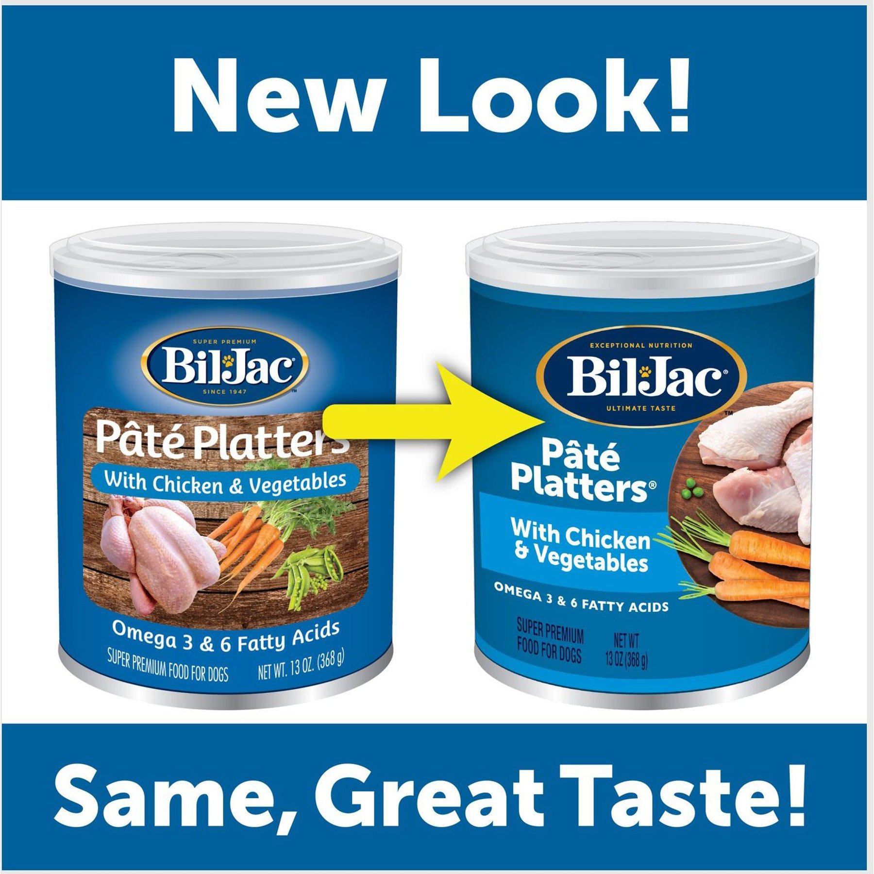 Bil-Jac Pate Platters with Chicken & Vegetables Canned Dog Food