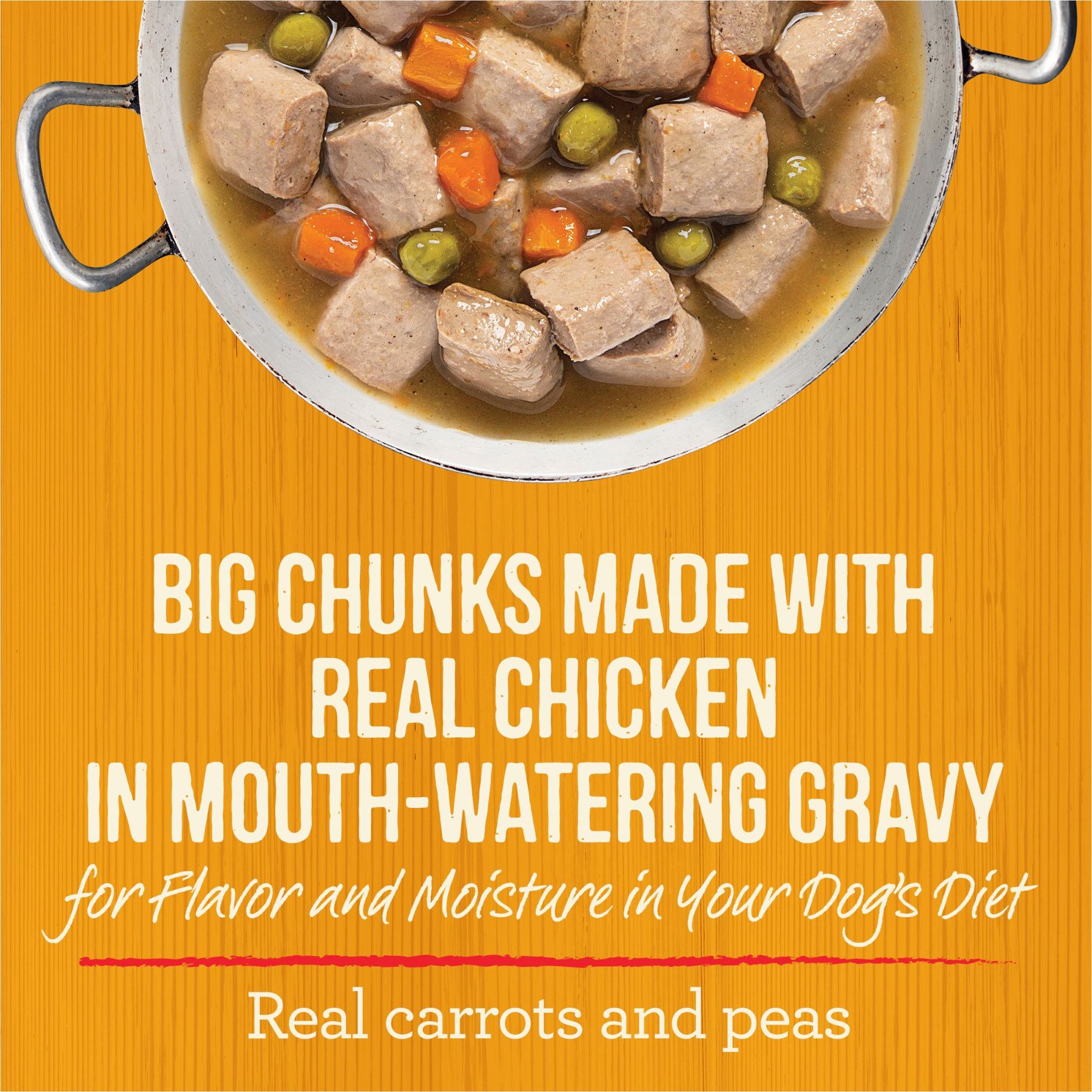Merrick Chunky Grain-Free Wet Dog Food Colossal Chicken Dinner