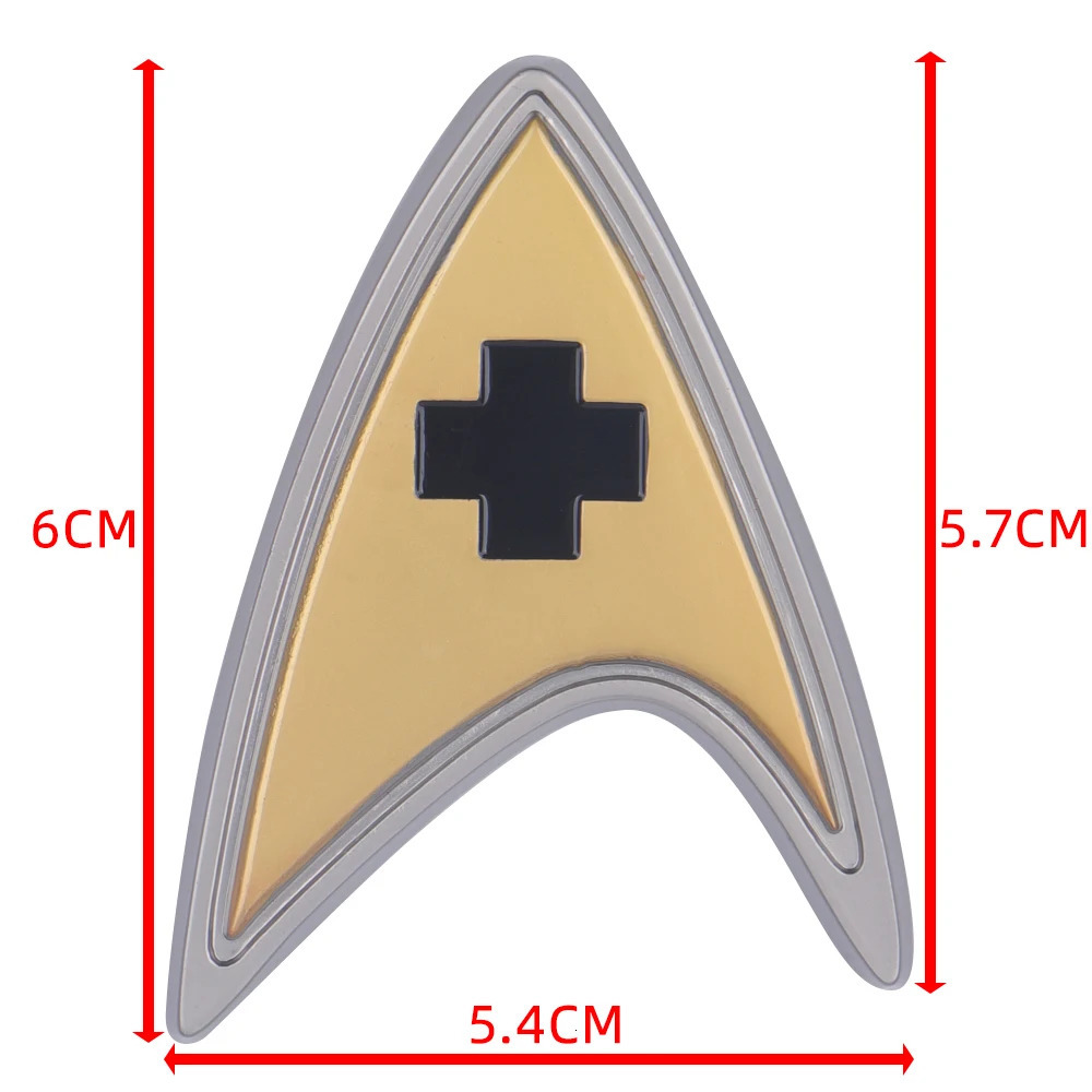 For Strange Worlds Magnet Badges Commander Engineer Science Brooches Pins ST prop 240412