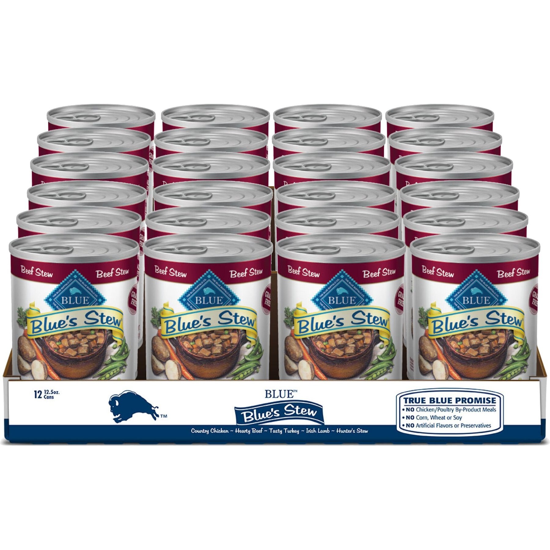 Blue Buffalo Blue’s Stew Hearty Beef Stew Grain-Free Canned Dog Food
