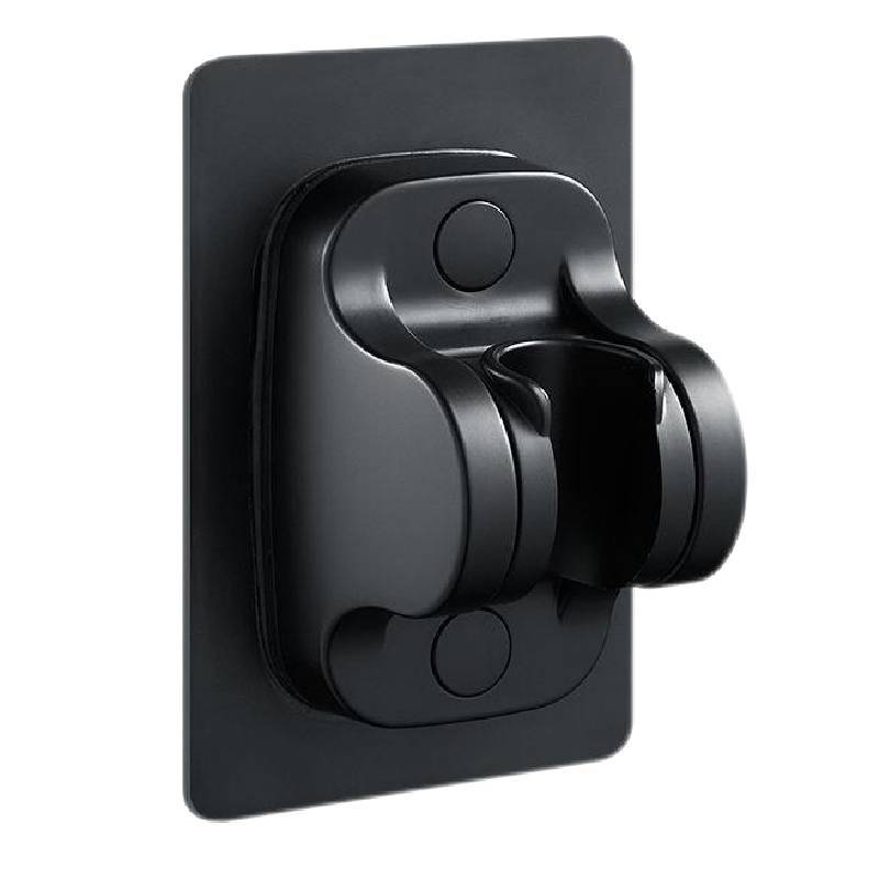 No-punch shower bracket bathroom shower head nozzle rain accessories fixer flower sun rosette wall bottom hanging seat