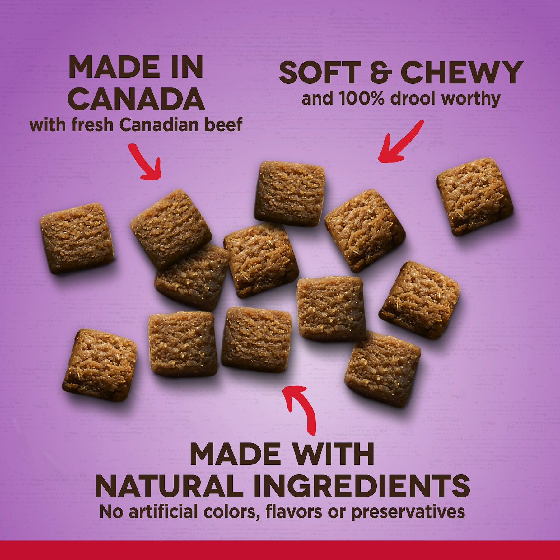 Zoe Tender Chunks Beef & Gravy Grain-Free Dog Treats