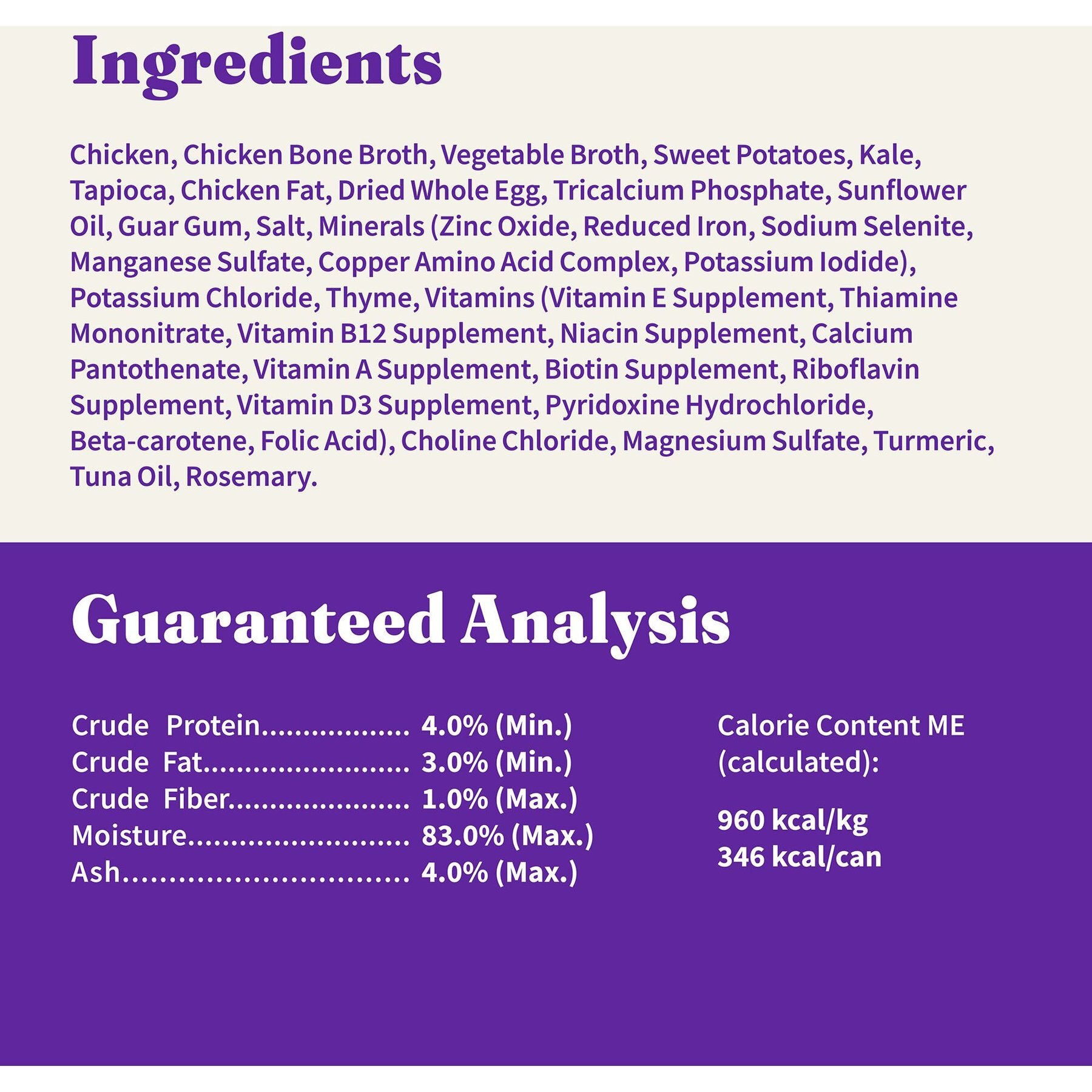 Halo Elevate Homestyle Bone-In Chicken Stew with Sweet Potatoes & Kale Grain-Free Wet Dog Food, 12.7-oz can, case of 6