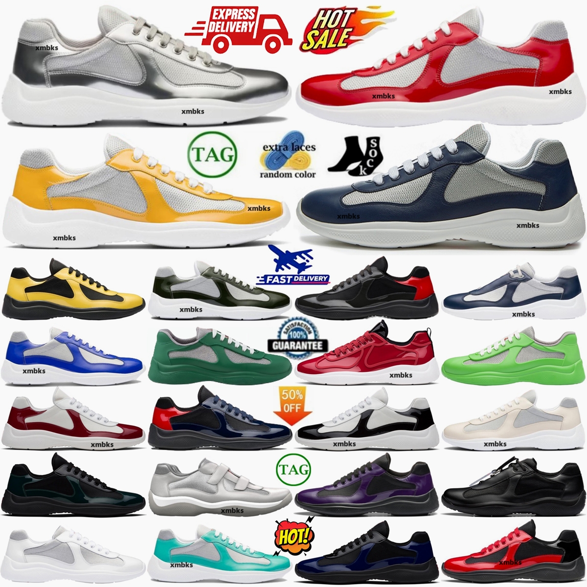 Designer America cup Americas Sneakers Shoes Trainers Triple Black Mango Silver Red Royal Blue White Gold Leather Flat mens Women Casual Soft Rubber S z1lF#