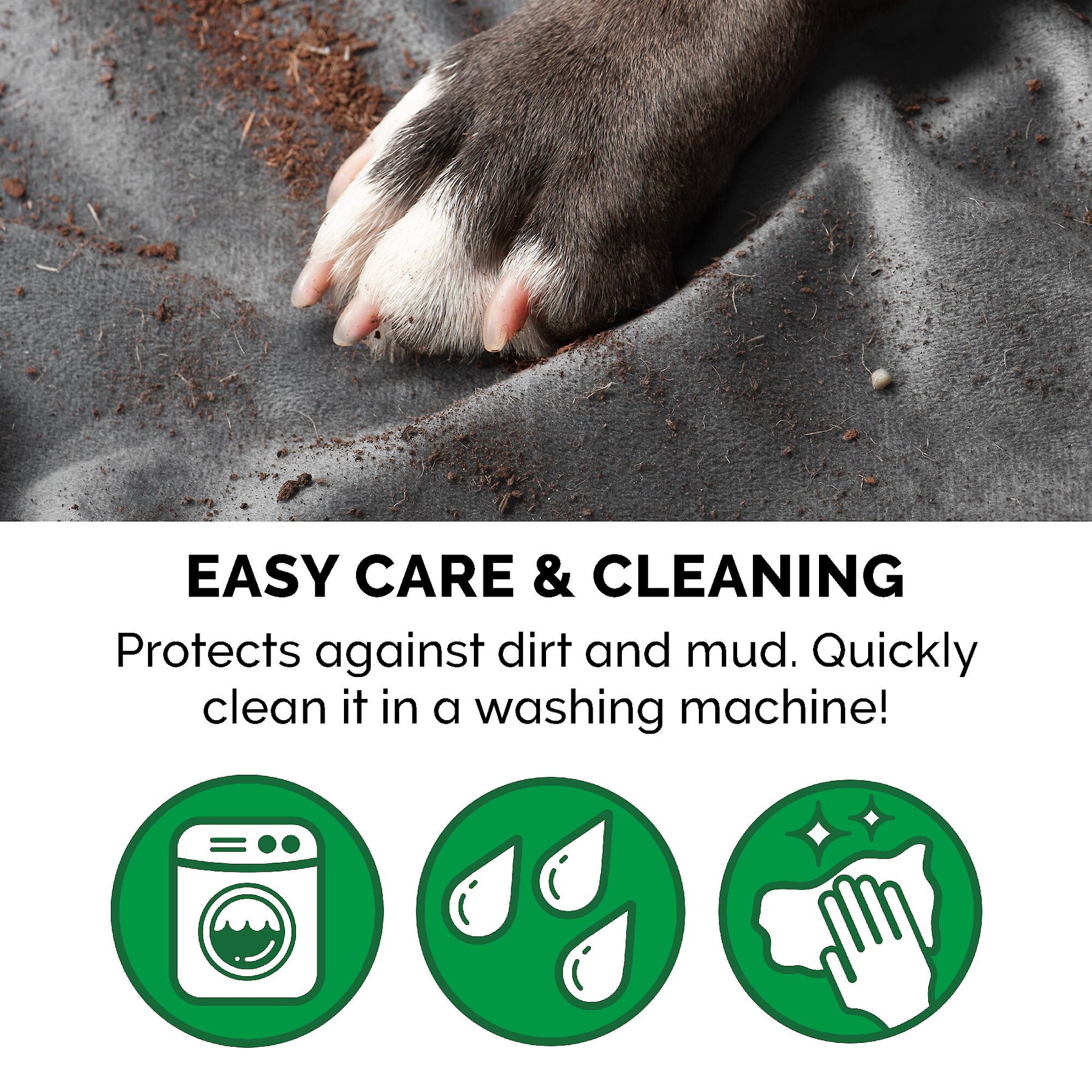 FurHaven Waterproof Velvet Dog & Cat Throw Blanket