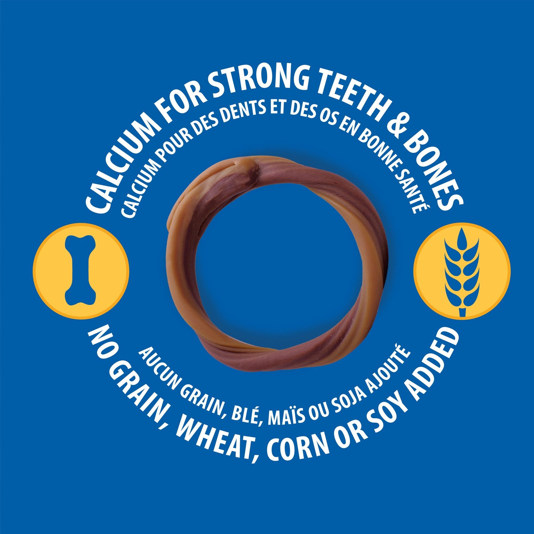 N-Bone Puppy Teething Ring Chicken Flavor Dental Dog Treats