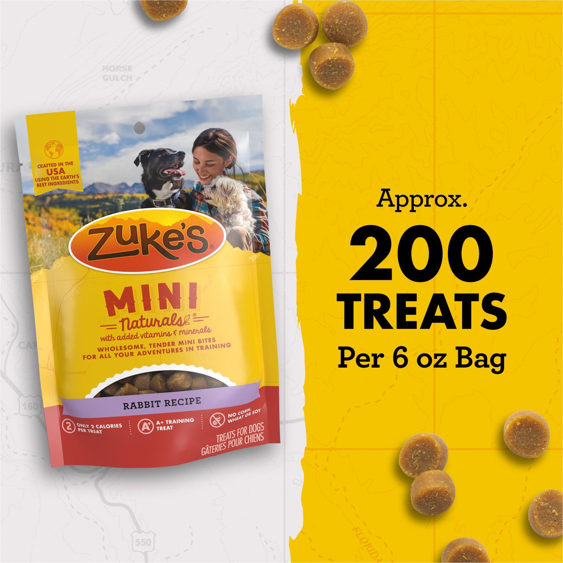 Zuke's Mini Naturals Rabbit Recipe Training Dog Treats
