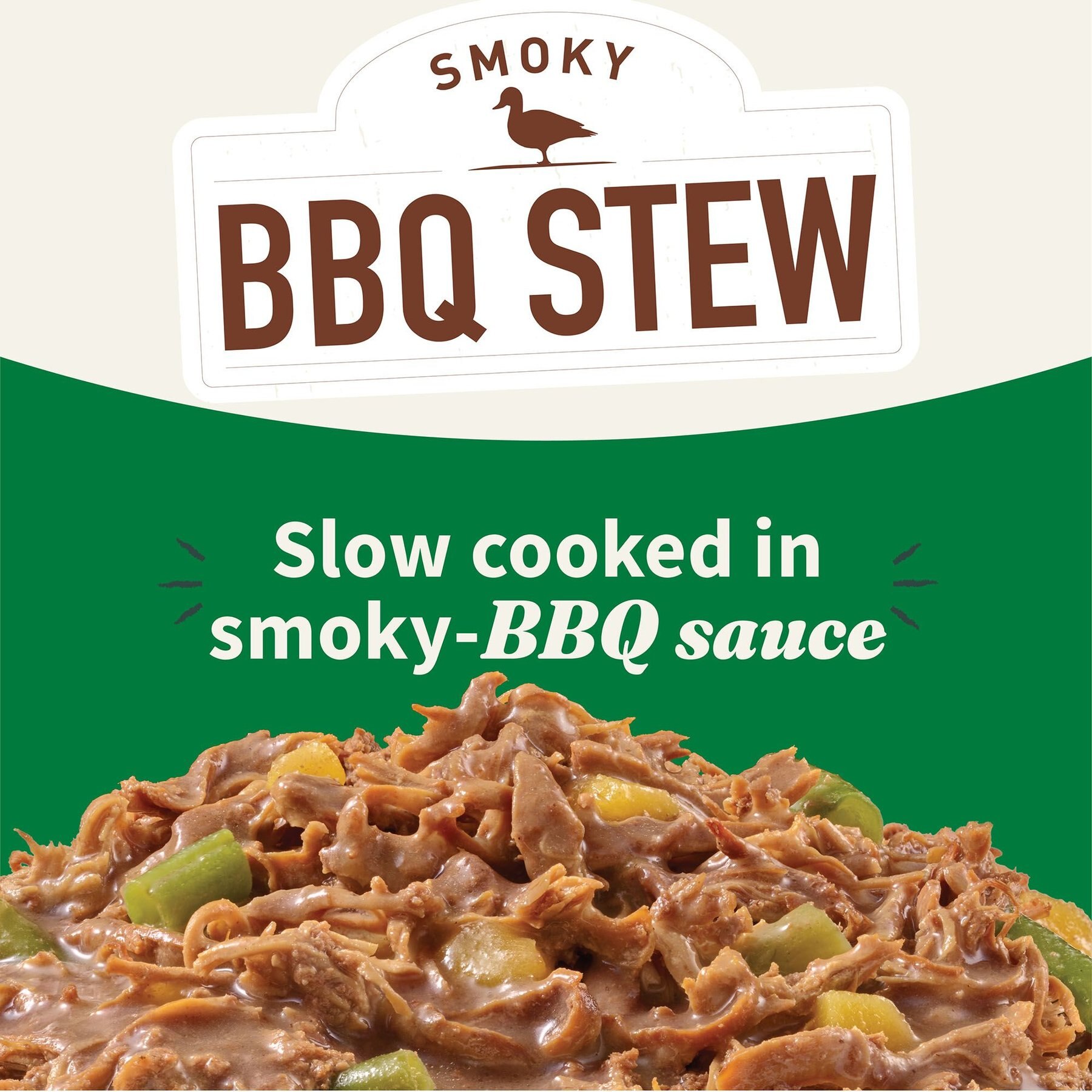 Halo Elevate Smoky BBQ Shredded Chicken Stew with Sweet Potatoes & Green Beans Grain-Free Wet Dog Food, 12.7-oz can, case of 6