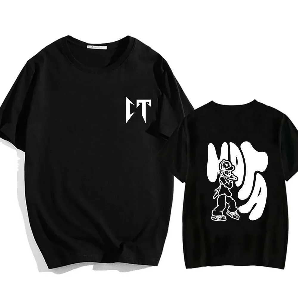 Men's T-Shirts 2024 Natanael Cano Corridos Tumbados Ts Tops Hip Hop Cotton Short Slve T-shirt Men Women High Quality Casual T-Shirt Clothes Y2404