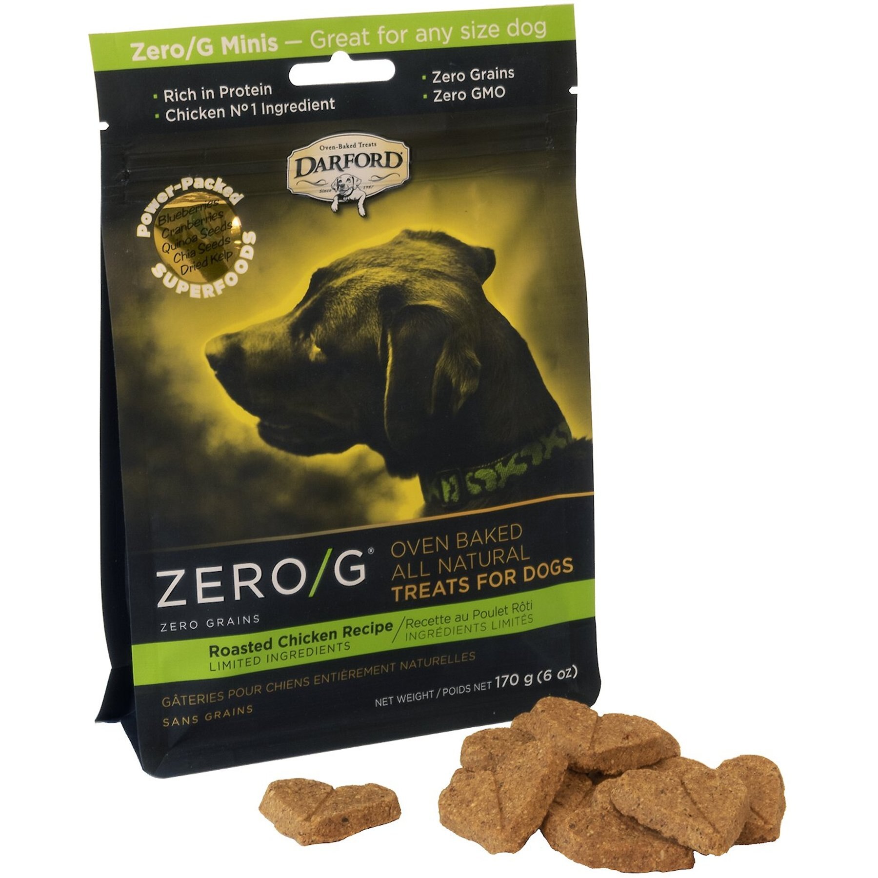 Darford Zero/G Minis Grain-Free Roasted Chicken Dog Treats