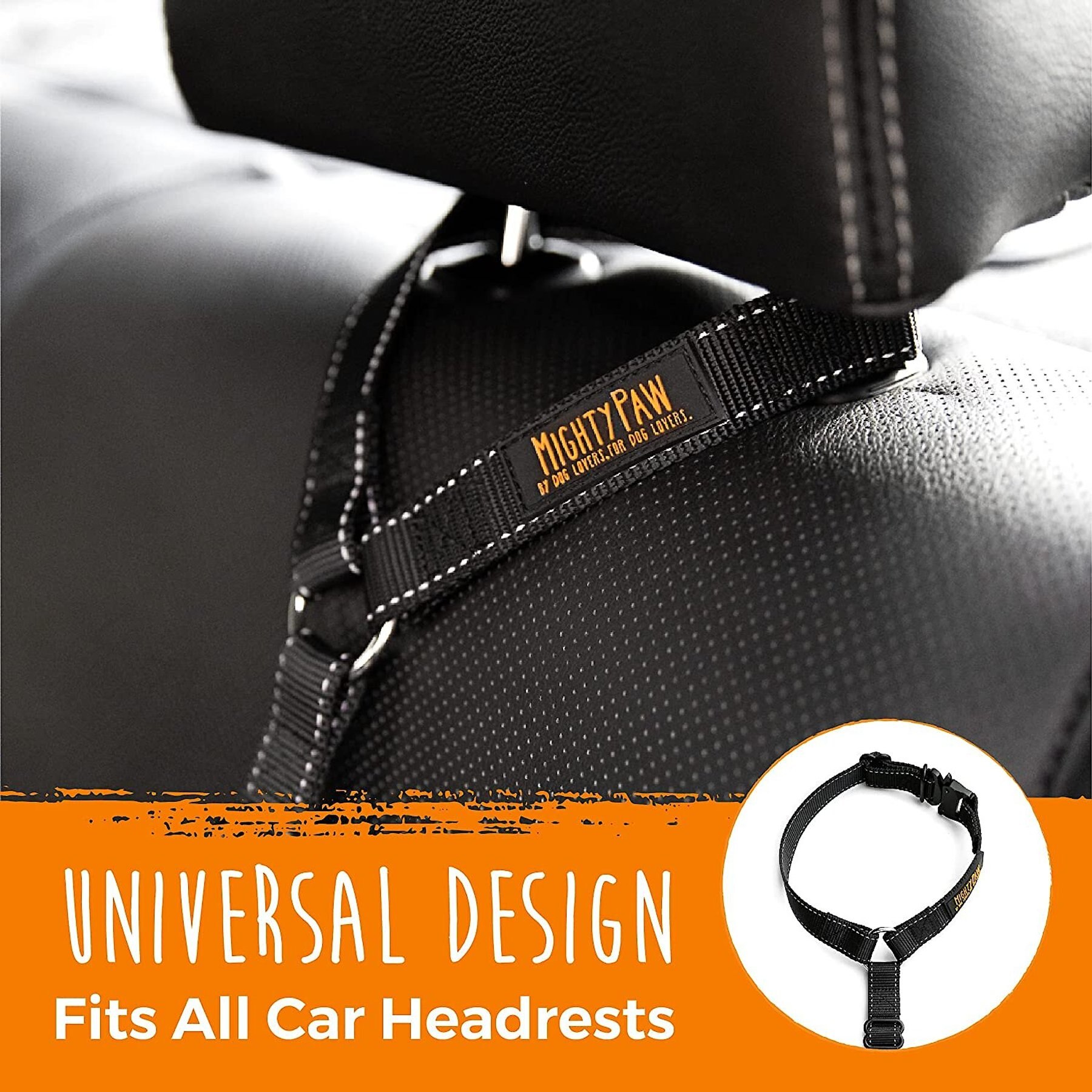 Mighty Paw Headrest Dog Seat Belt