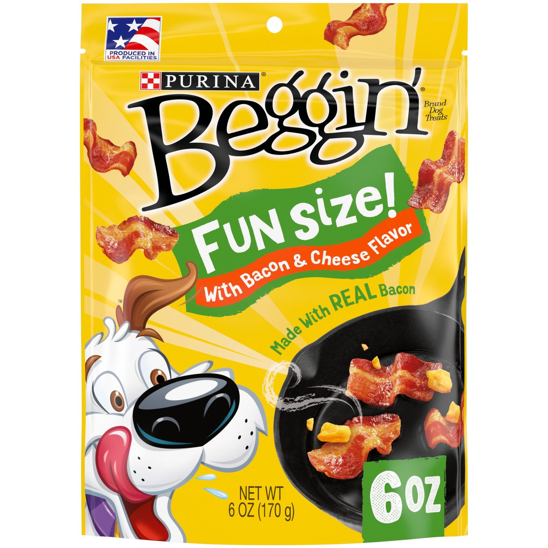 Purina Beggin' Fun Size Bacon & Cheese Flavored Dog Treats