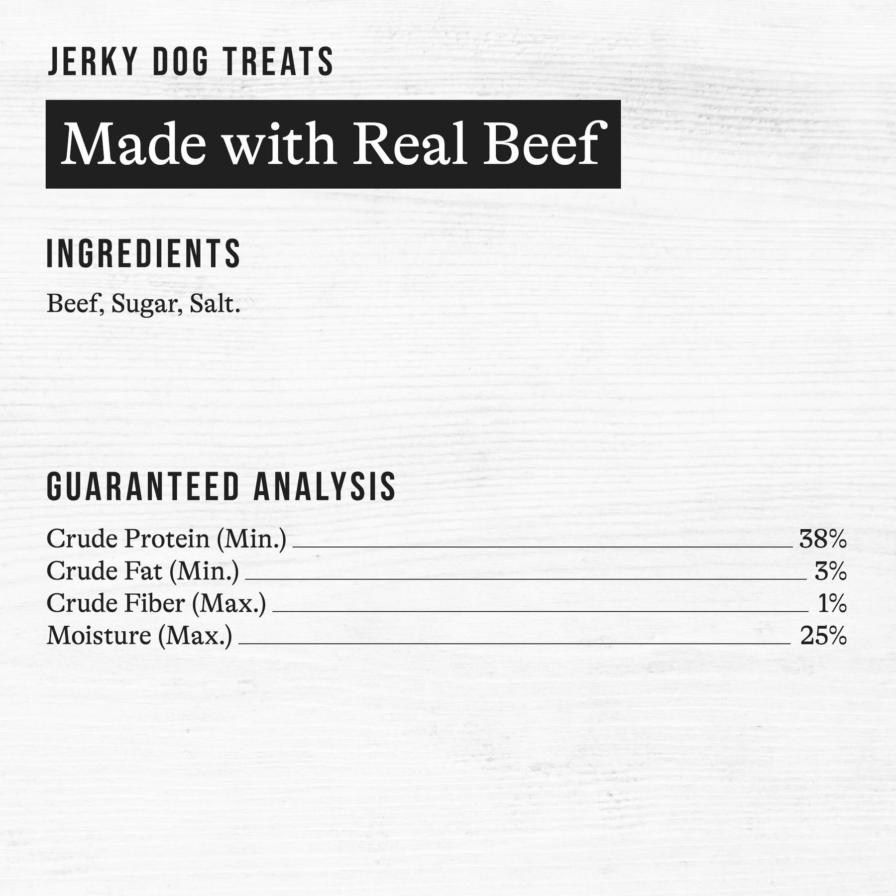 American Journey Beef Jerky Natural Grain-Free Dog Treats