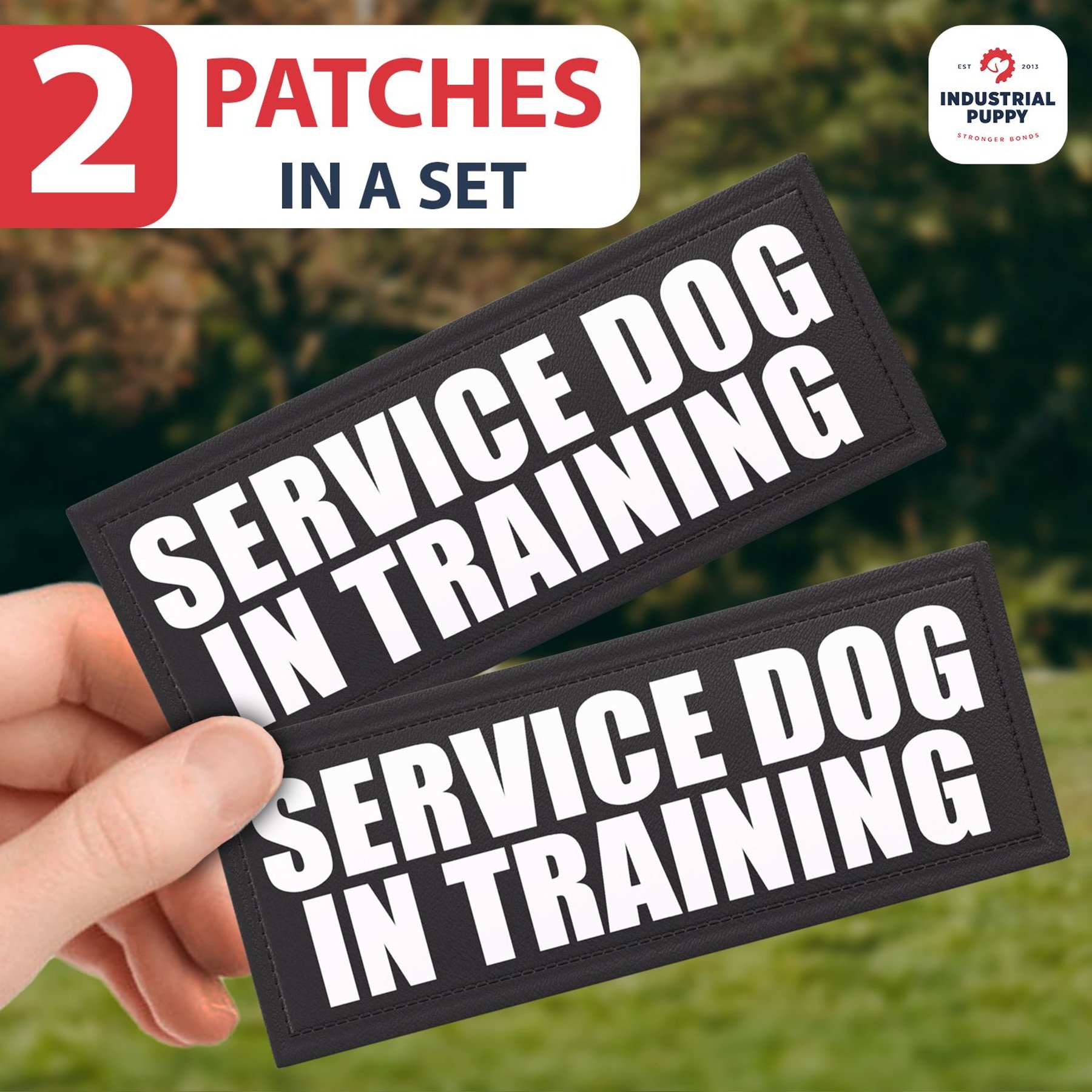 Industrial Puppy Service Dog In Training Patches