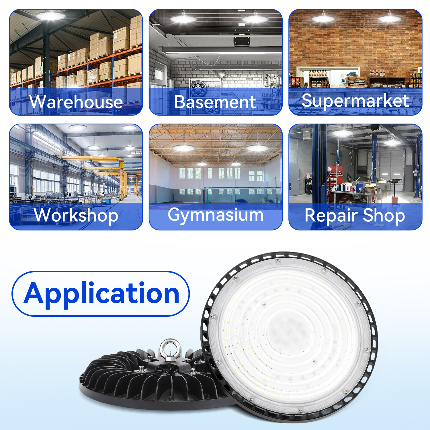 UFO LED High Bay Light 200W 300W 400W Industrial Warehouse Garage GYM lights UFO High bay led light Lamps