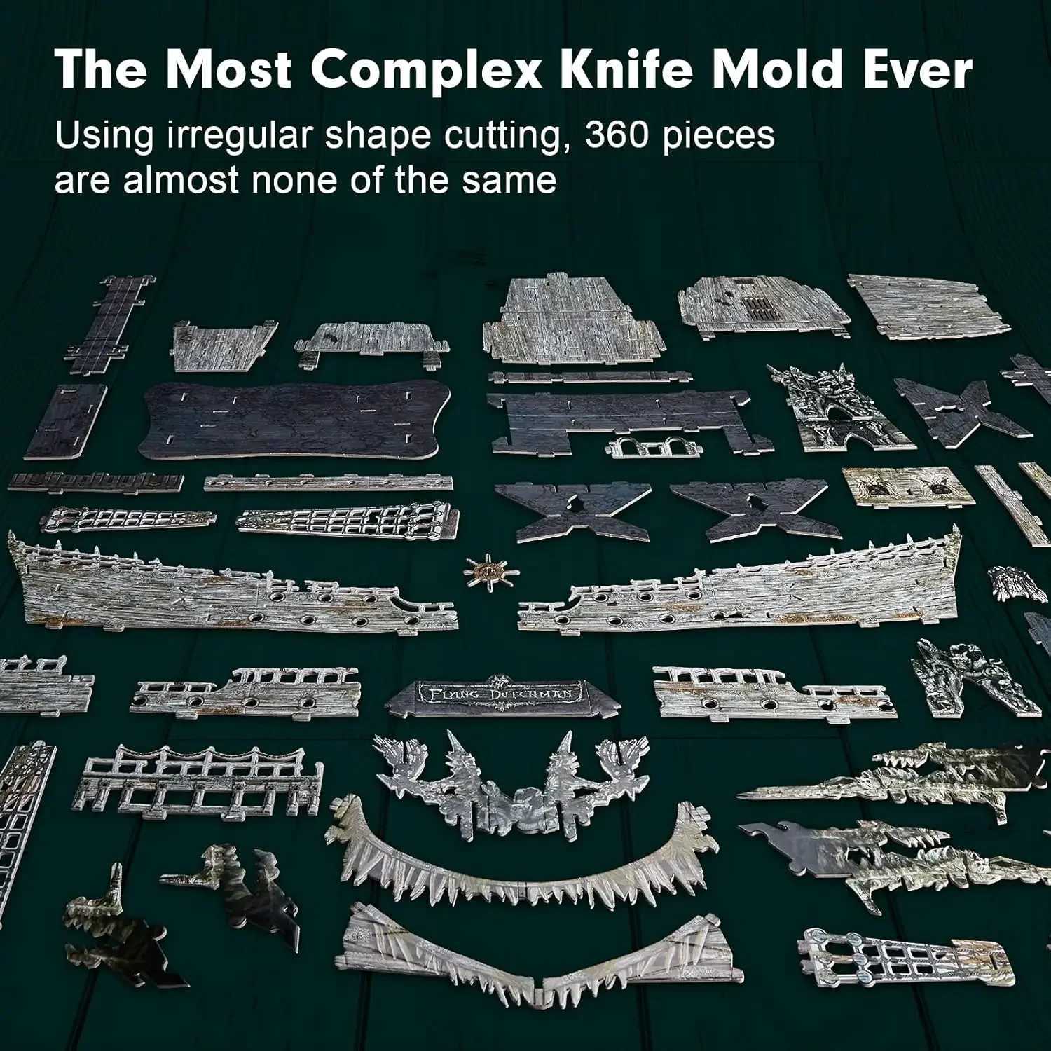 3D assembly pirate ship model assembly difficulty DIY ship model adult craft mens gift model kit W241120