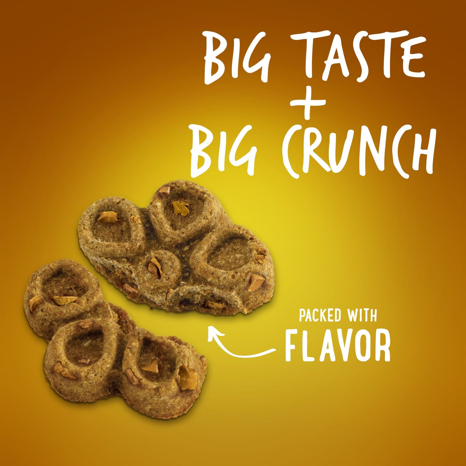 Fruitables Biggies with Real Peanut Butter & Banana Dog Treats, 16-oz bag