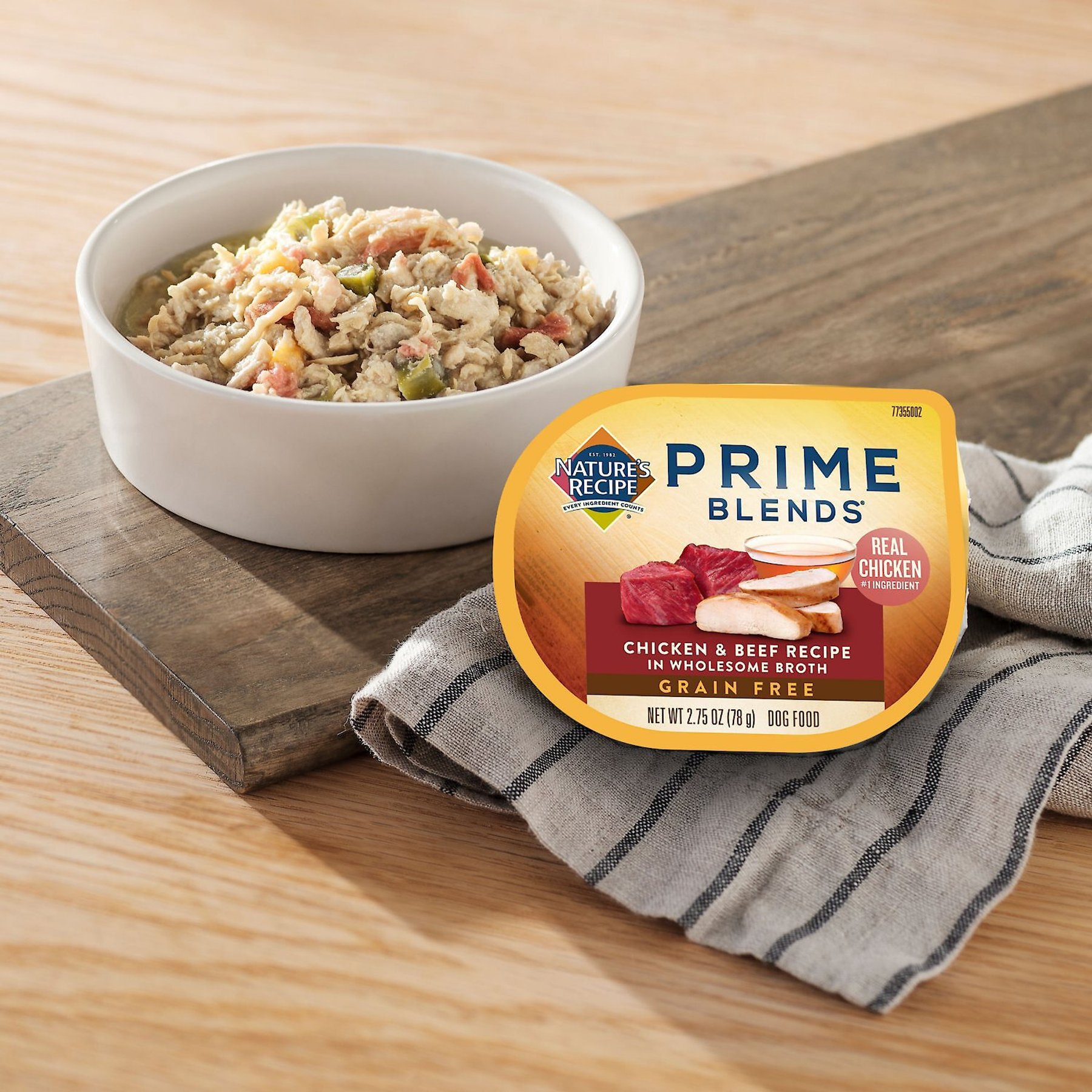 Nature's Recipe Chicken & Beef Recipe in Savory Broth Grain-Free Wet Dog Food