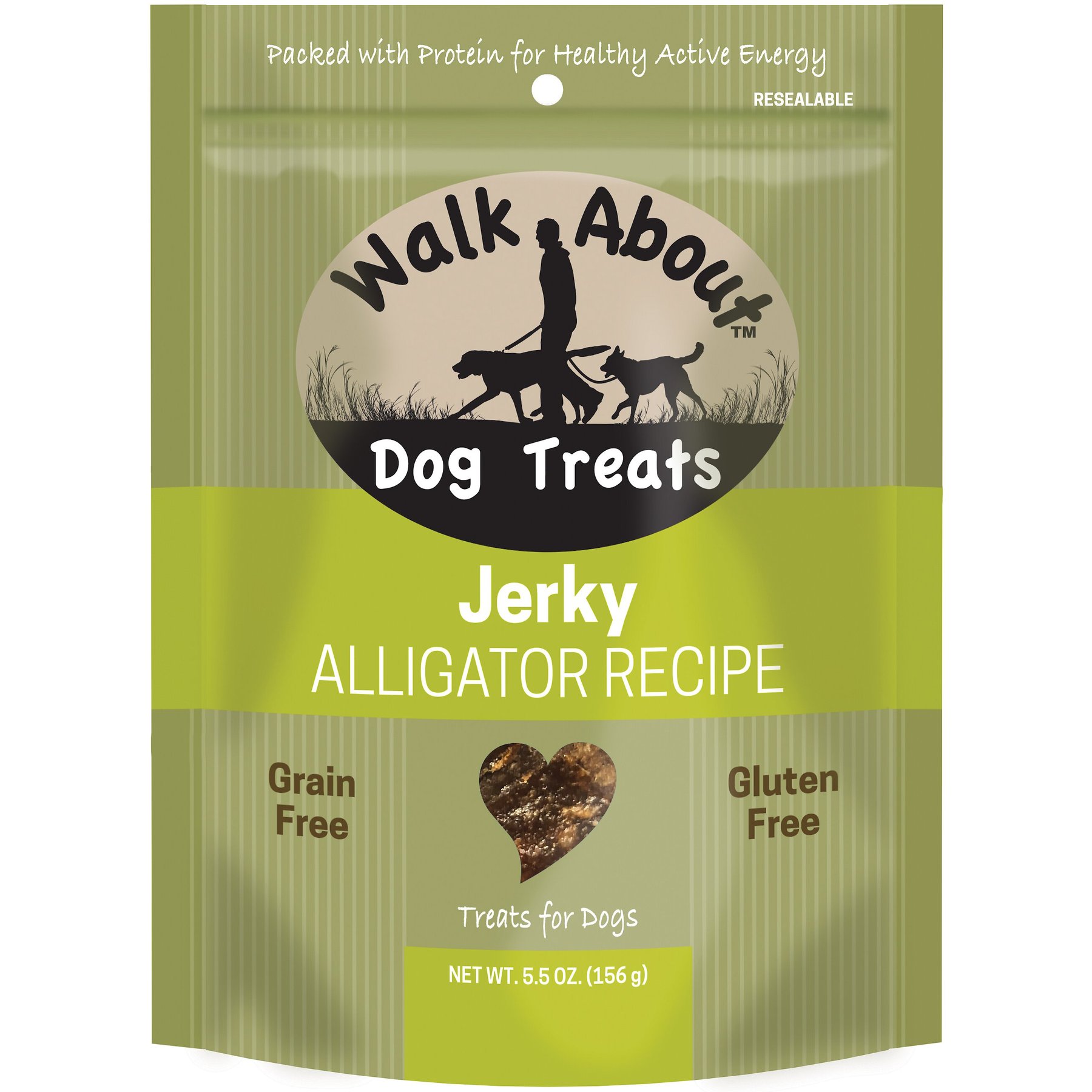 Walk About Alligator Grain-Free Jerky Dog Treats