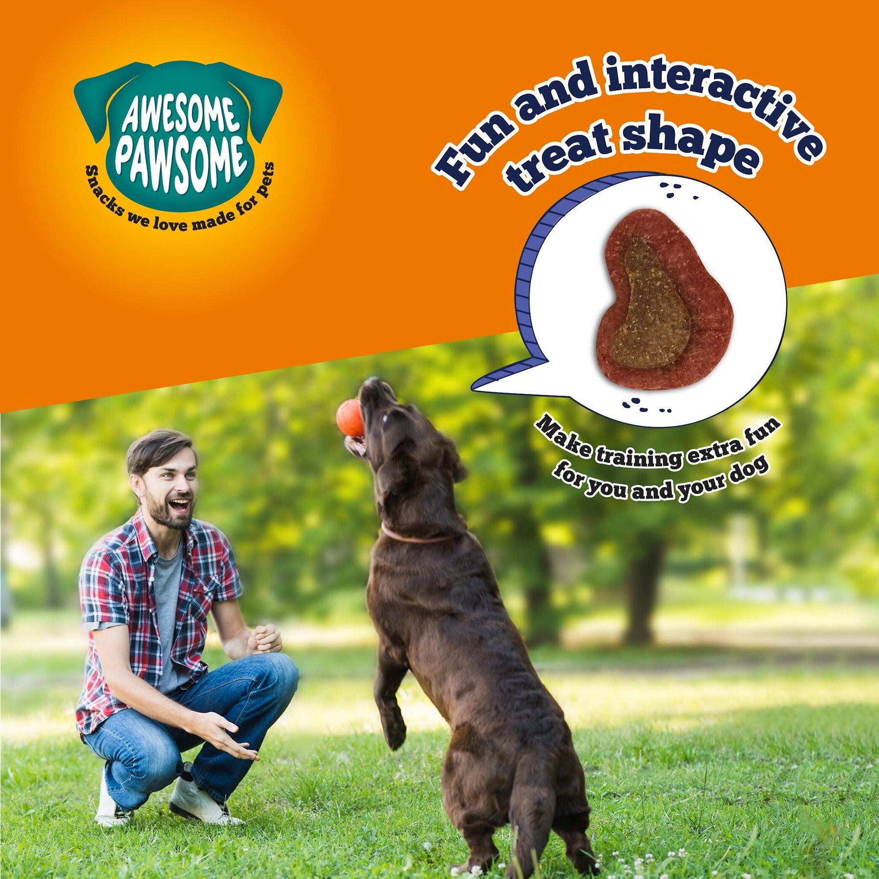 Awesome Pawsome Beefy Bites Dog Treats, 3-oz bag