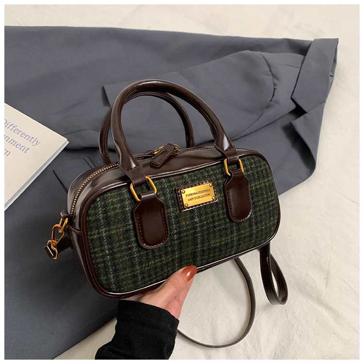 2024 Designer Colorblock Bowling Bags | Chic Casual Crossbody hot Purses for Women