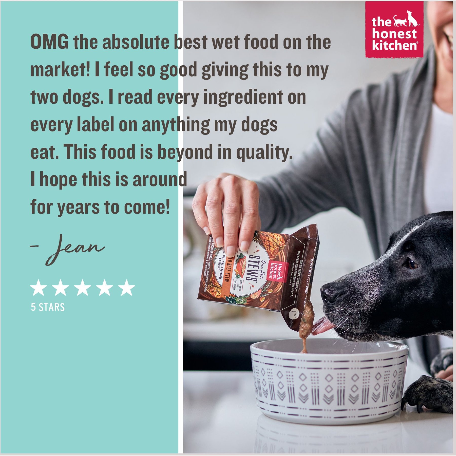 The Honest Kitchen Butcher Block Pate Beef, Cheddar & Farm Veggies Pate Wet Dog Food