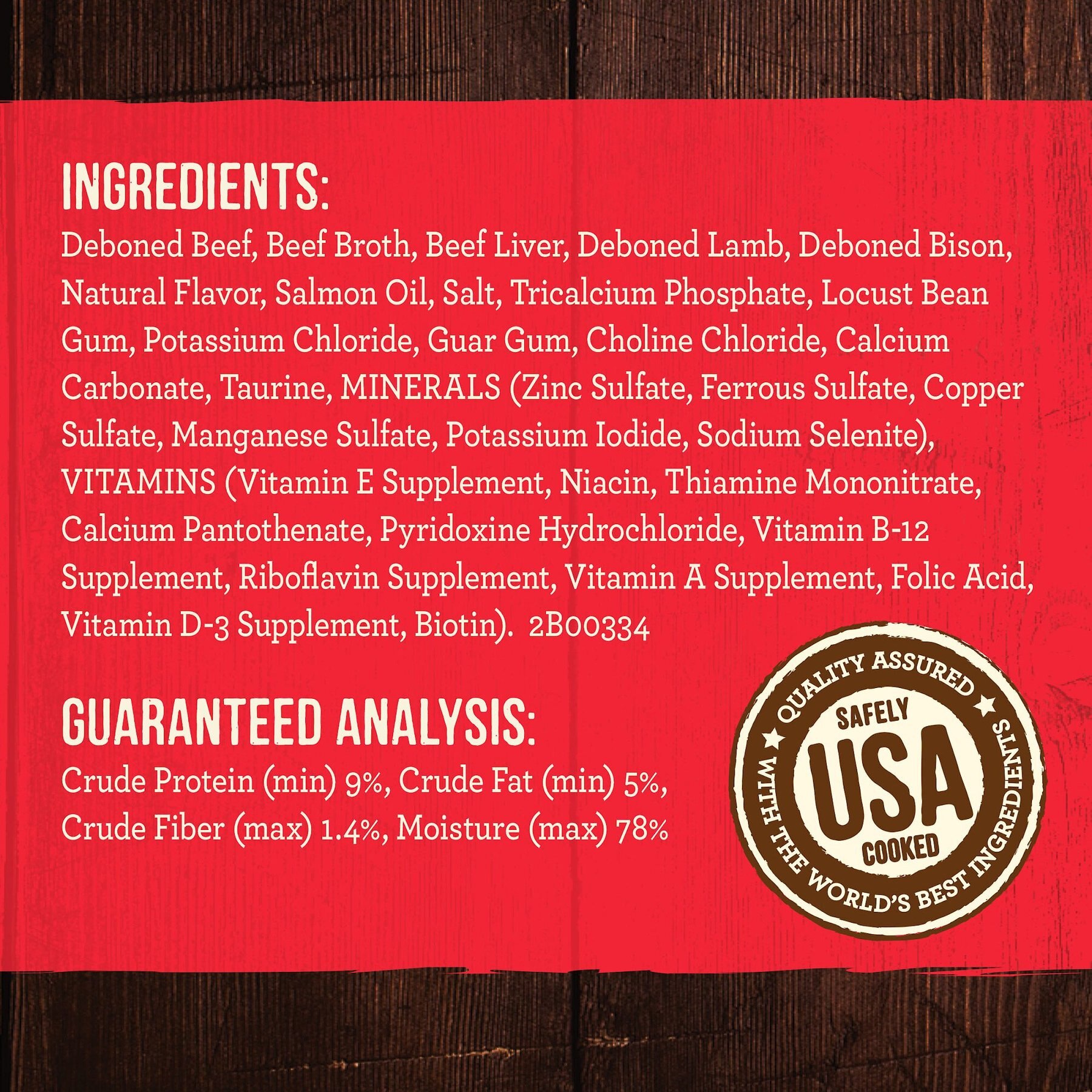 Merrick Grain-Free Real Beef, Lamb & Bison Canned Dog Food