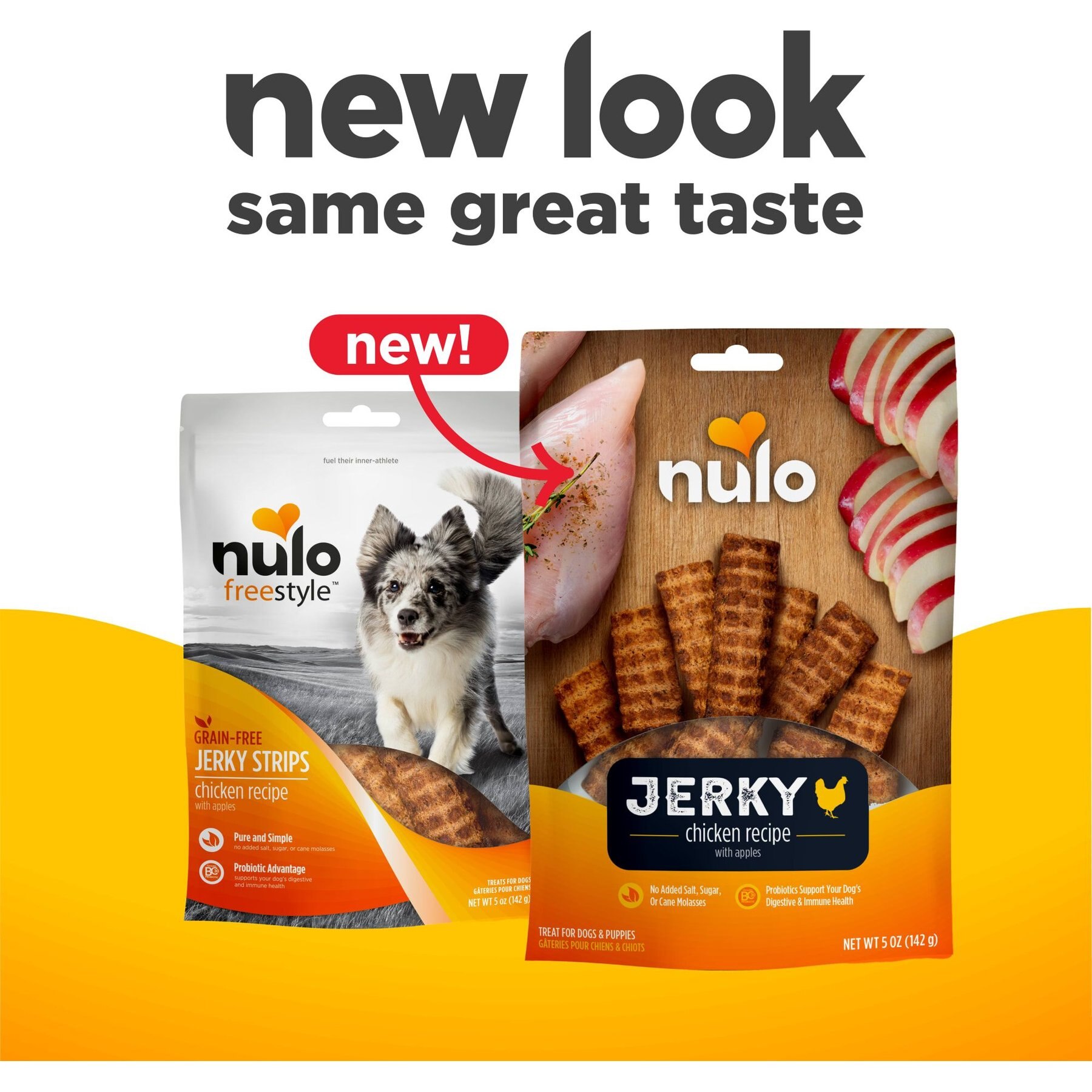 Nulo Premium Grain-Free High Protein Jerky Strips Dog Treats