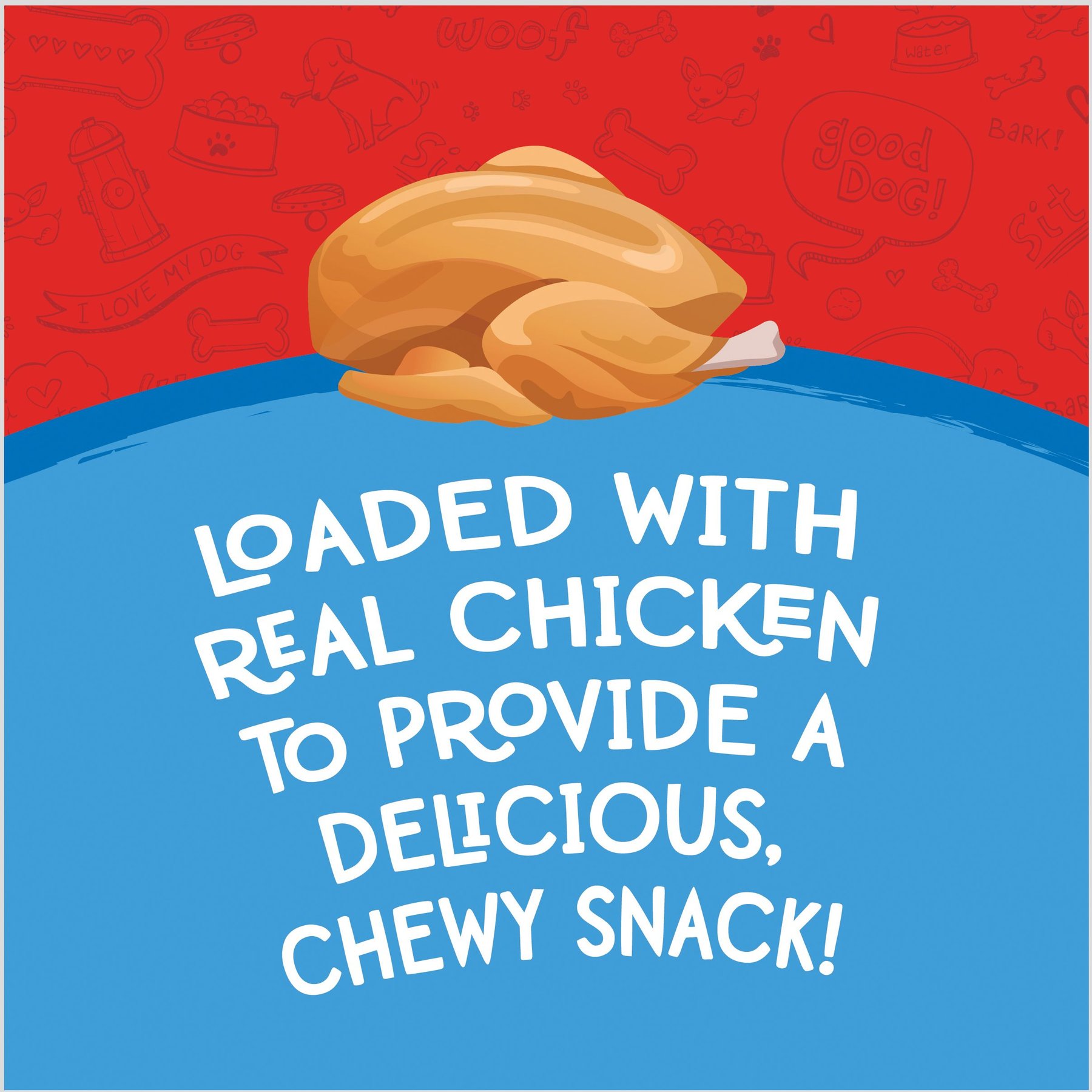 Meaty Treats Meatball Delights Smoked Chicken & Rice Recipe Soft & Chewy Dog Treats