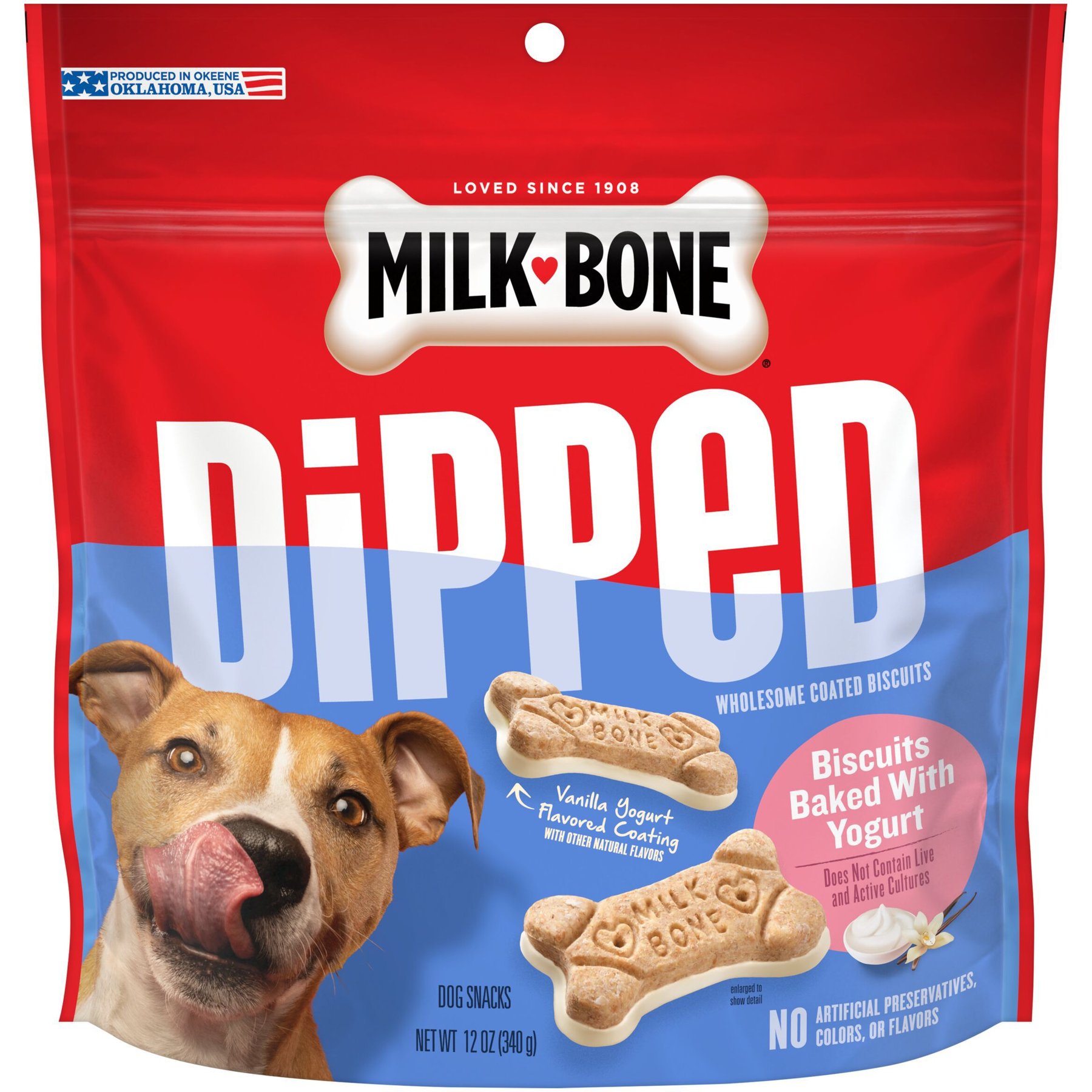 Milk-Bone Dipped Vanilla Yogurt Crunchy Dog Treats