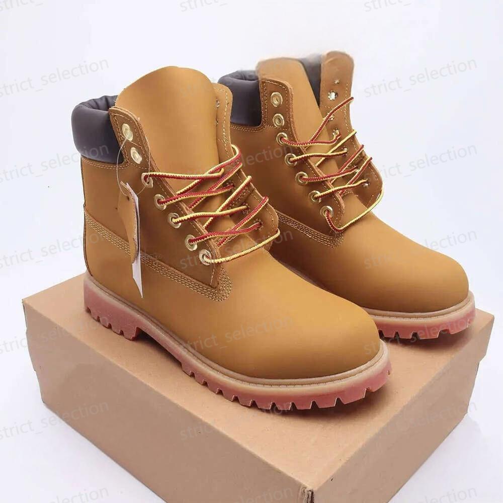 Timbers Boots Designer luxury Outdoors yellow boot for men waterproof boots classic Martin Shoes cowboyboots Rhubarb Camo Military Hiking motorcycle size 36-46