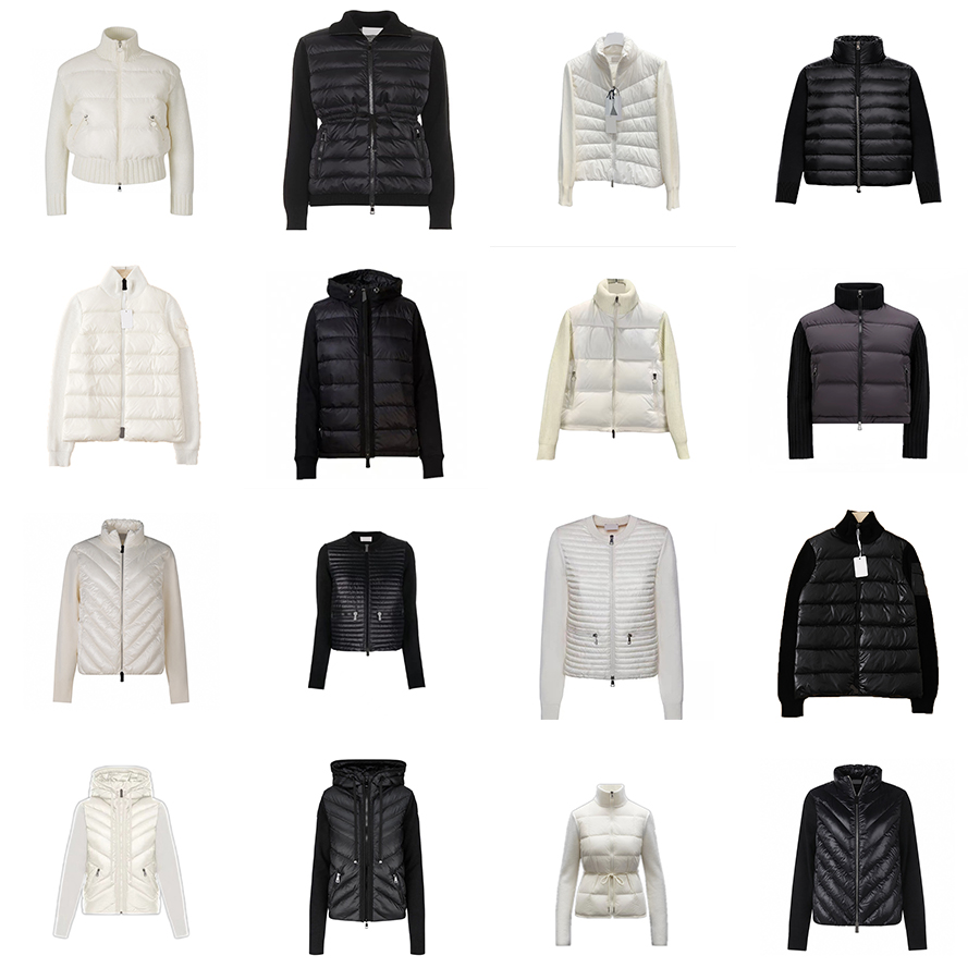 23 styles knit short womens down jacket Fashion hombre Casual Street High Quality arm have NFC Brand jackets Size S-L