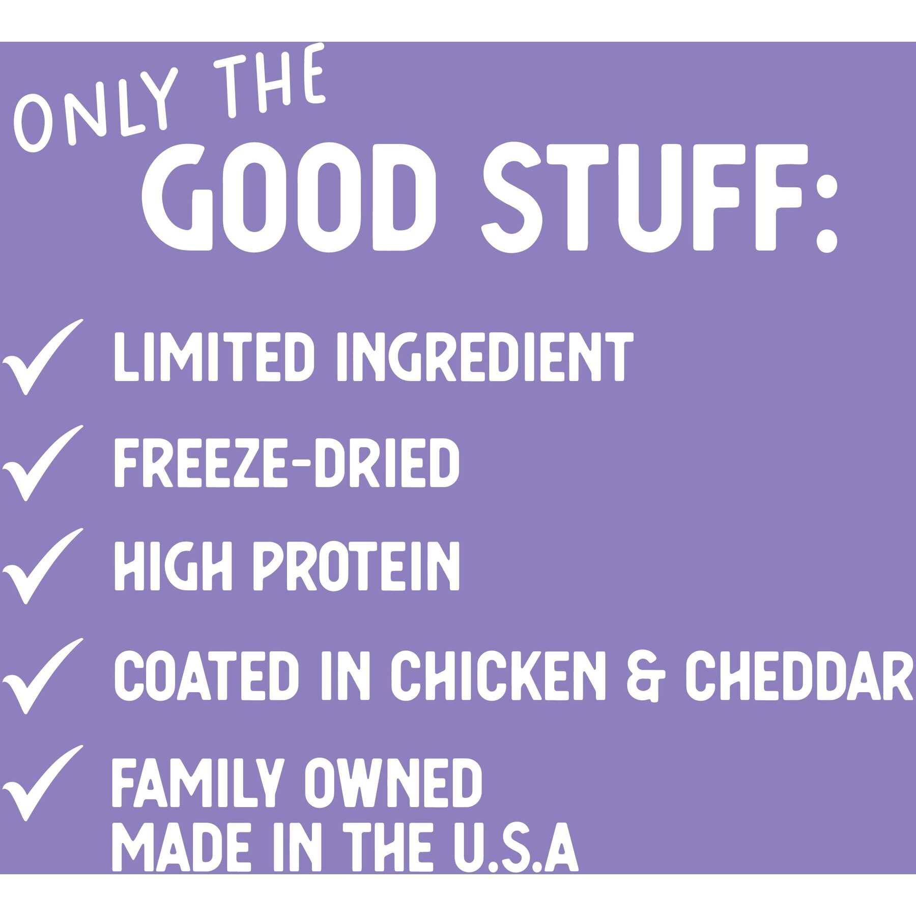 Health Extension Bully Puffs Grain-Free Chicken & Cheddar Cheese Dog Treats