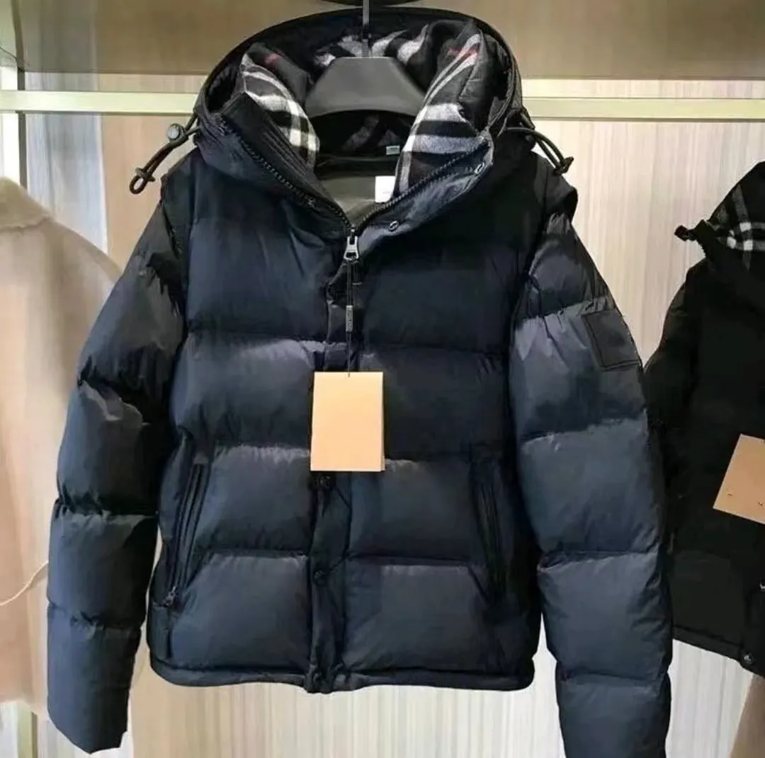 Men's Designer Jacket Winter Puffer Jacket Fashion Hooded Padded Down Jacket Women's Windproof Warm Jacket Asian Size S-5XL