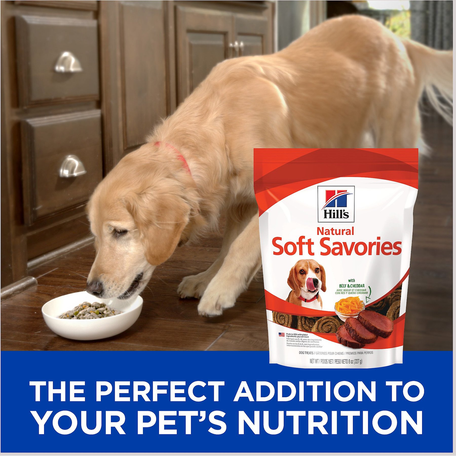 Hill's Natural Soft Savories with Beef & Cheddar Dog Treats
