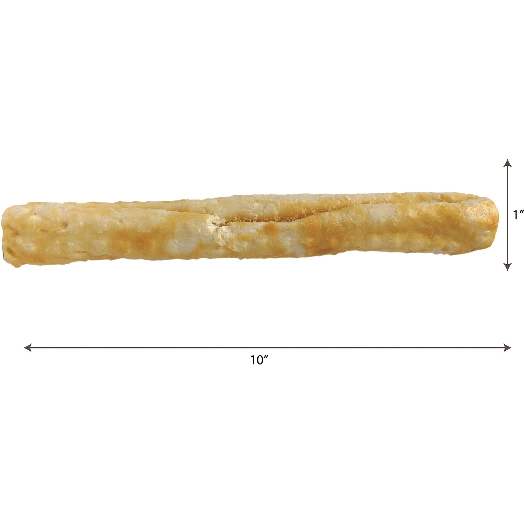 Fieldcrest Farms Nothin' To Hide Rawhide Alternative Large Roll 10" Peanut Butter Flavor Natural Chew Dog Treats