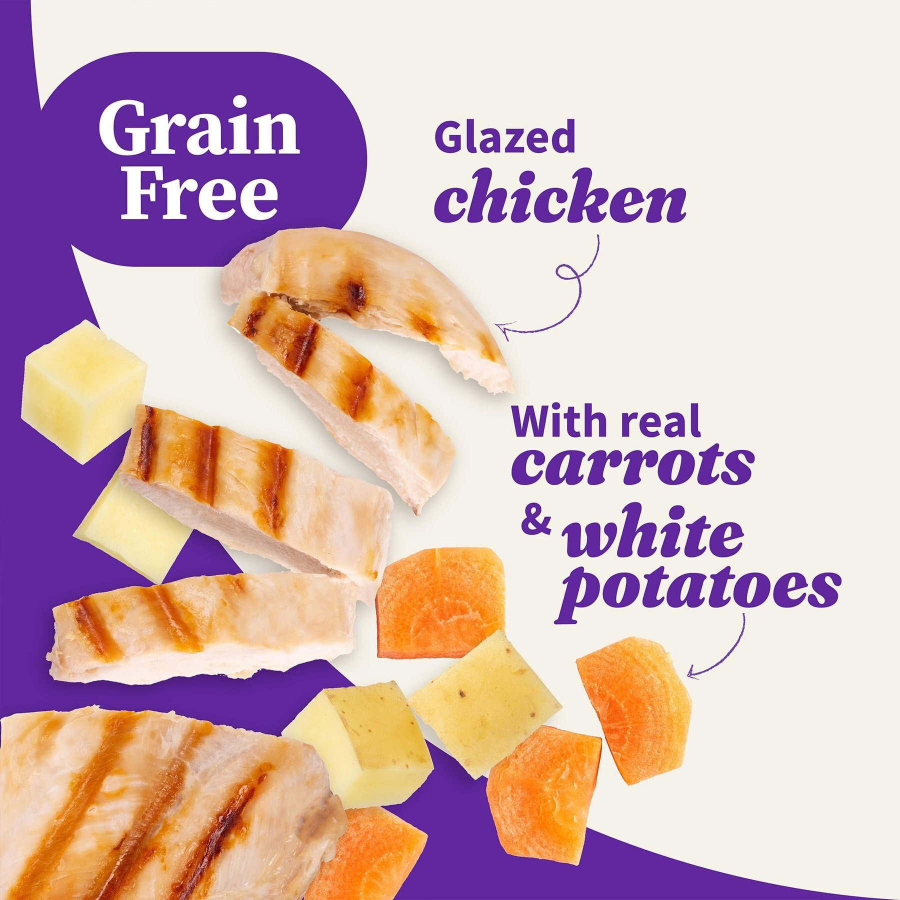Halo Elevate Smoky BBQ Glazed Chicken Stew with White Potatoes & Carrots Grain-Free Wet Dog Food, 12.7-oz can, case of 6