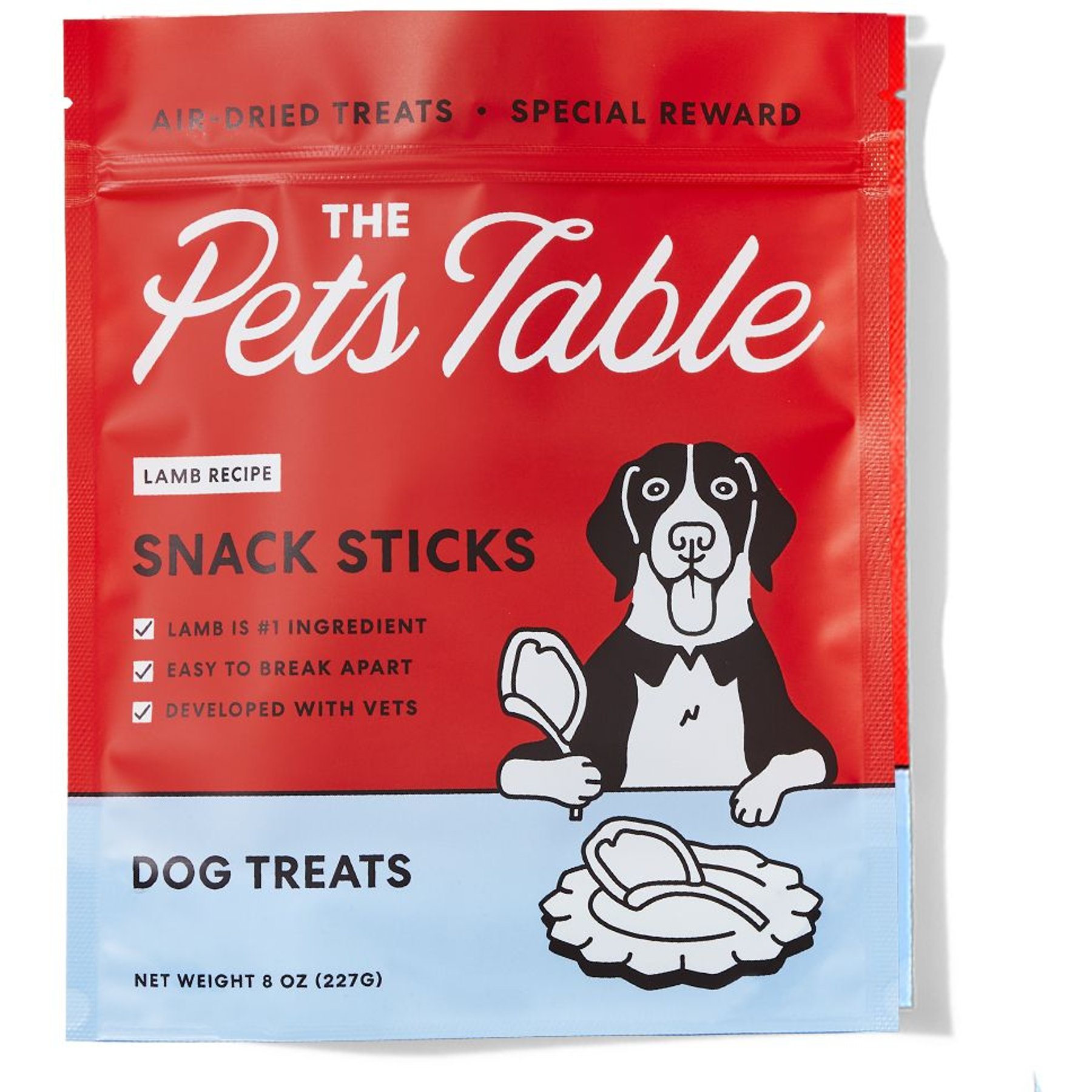 The Pets Table Lamb Limited Ingredient Diet Air-Dried Dog Treats, 8-oz bag
