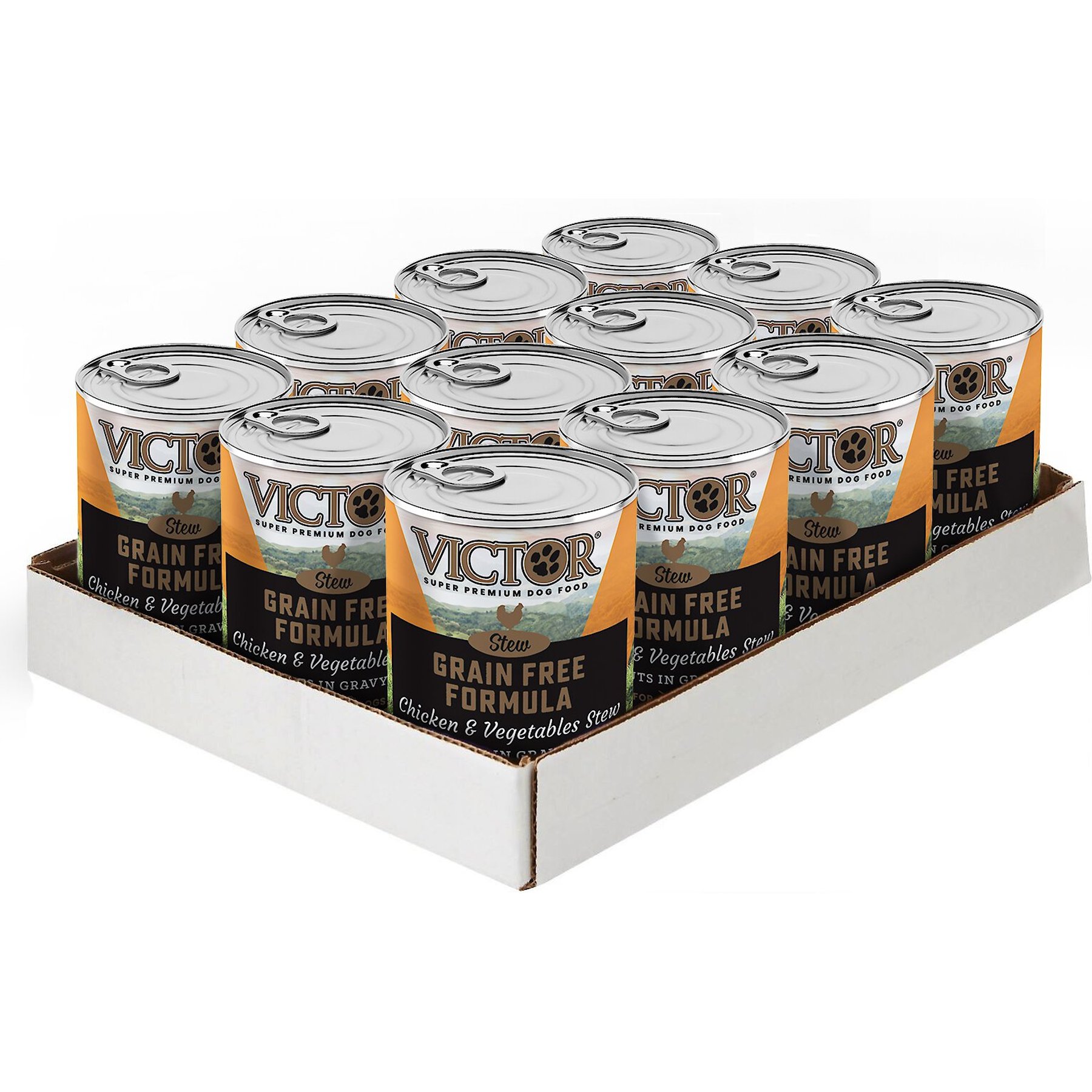 VICTOR Chicken & Vegetables Stew Cuts in Gravy Grain-Free Canned Dog Food
