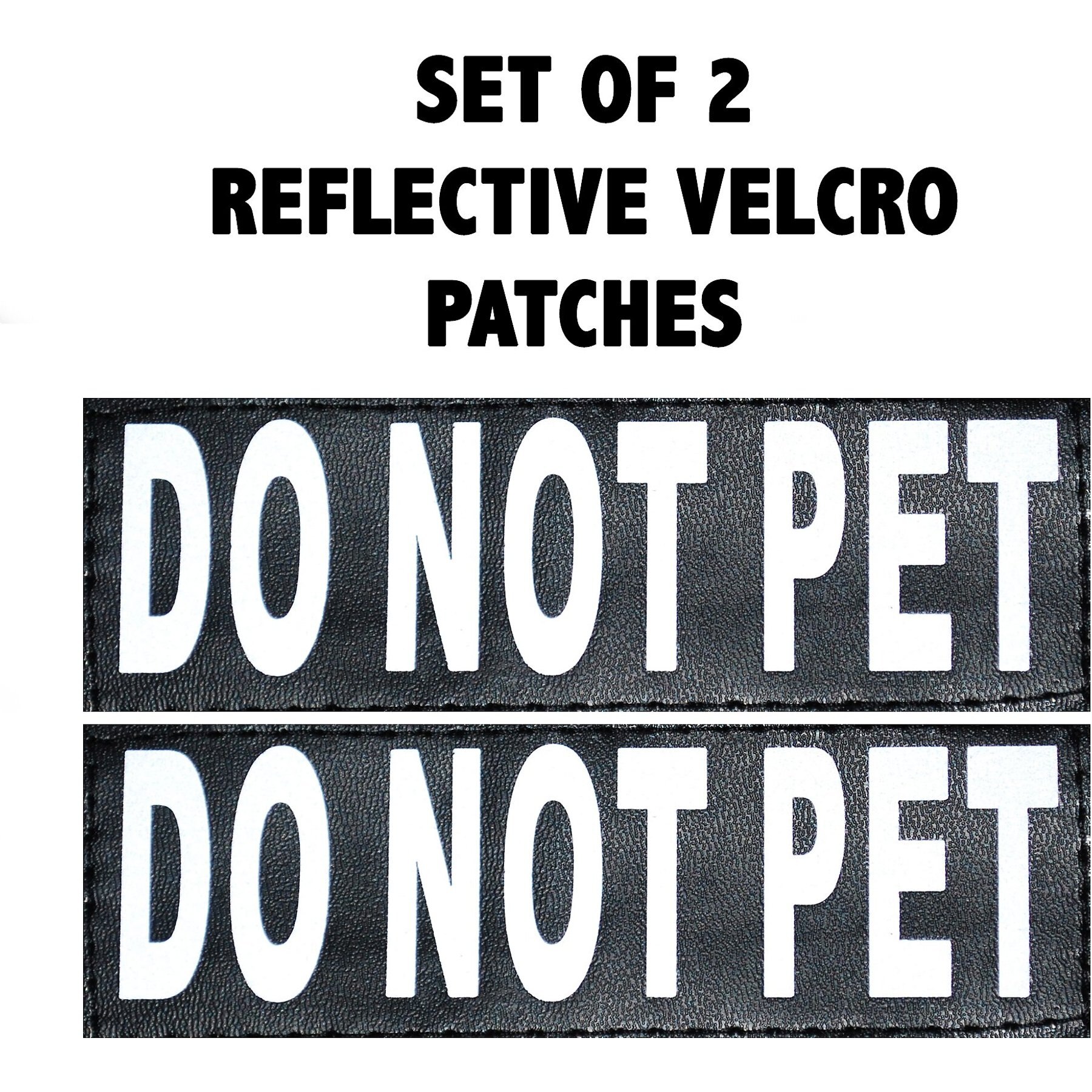 Doggie Stylz Do Not Pet Dog Patch, 2 count