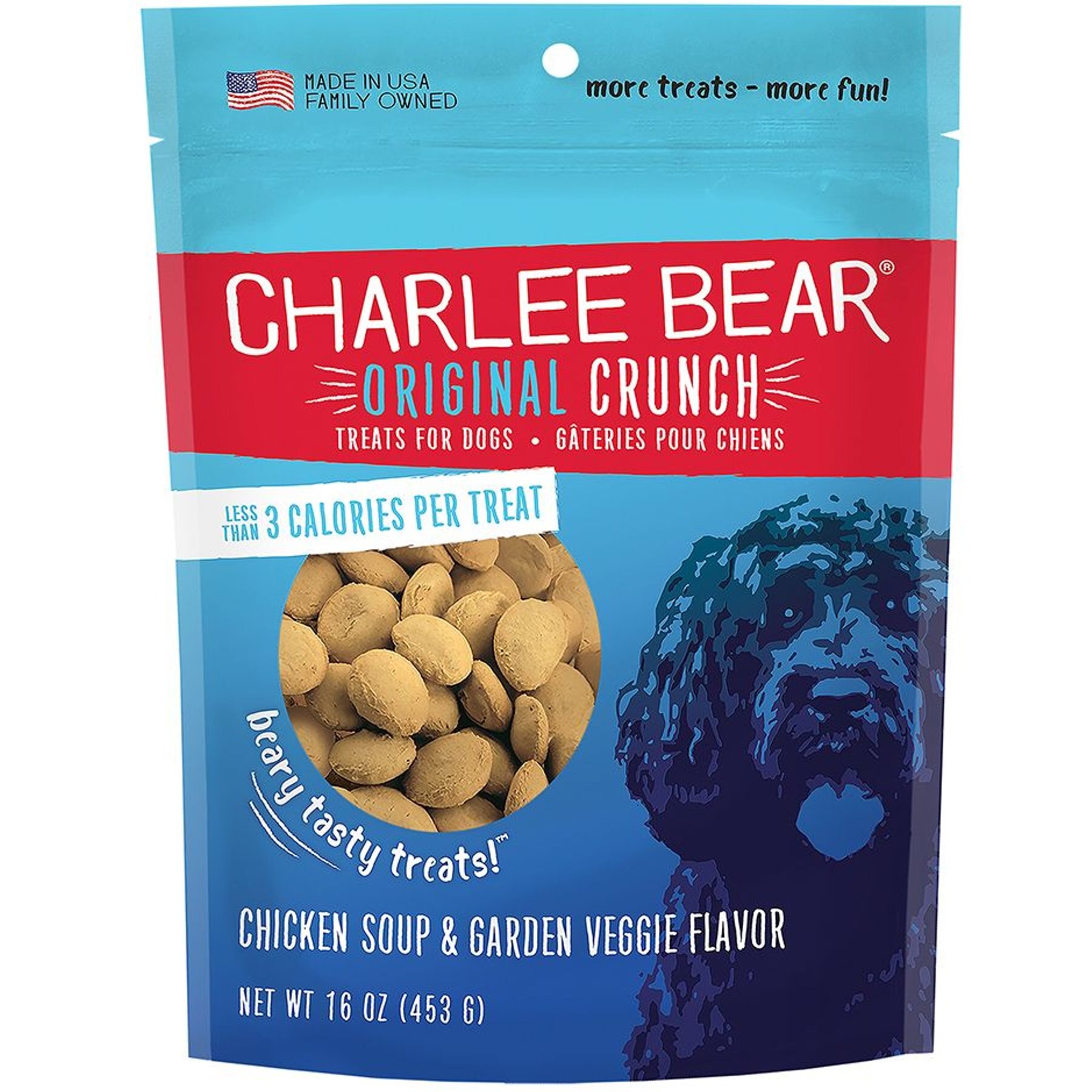Charlee Bear Chicken Soup & Garden Veggie Flavor Dog Treats